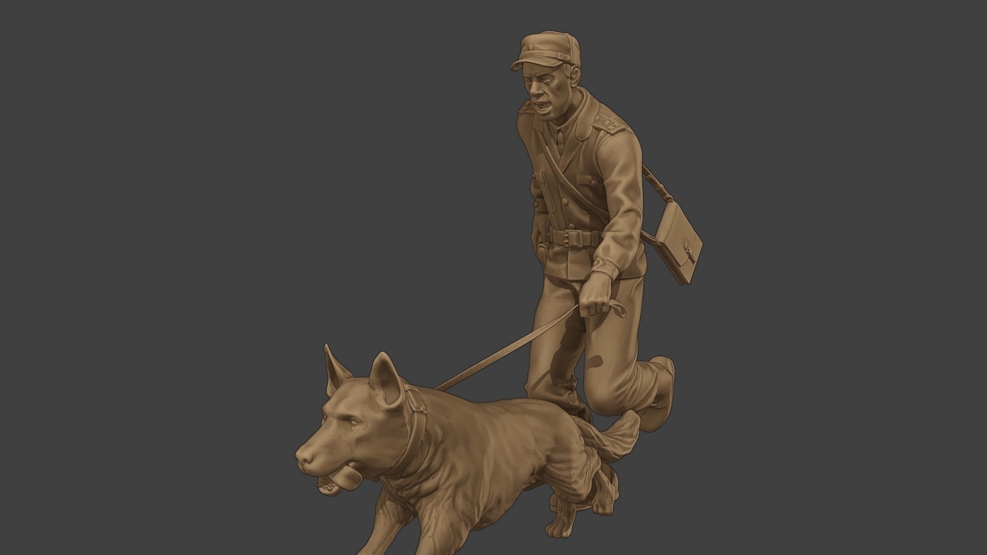 Czechoslovak communist Police K9 003 3D print model_27