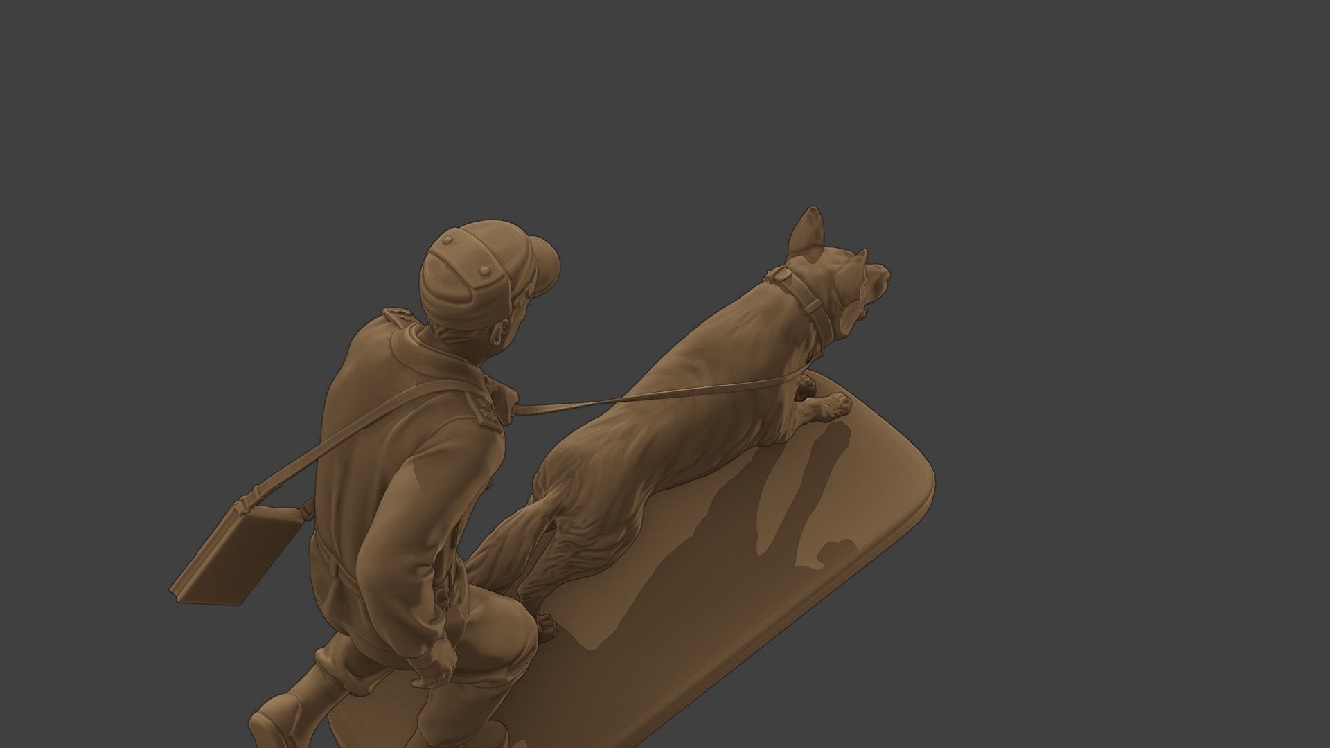 Czechoslovak communist Police K9 003 3D print model_22