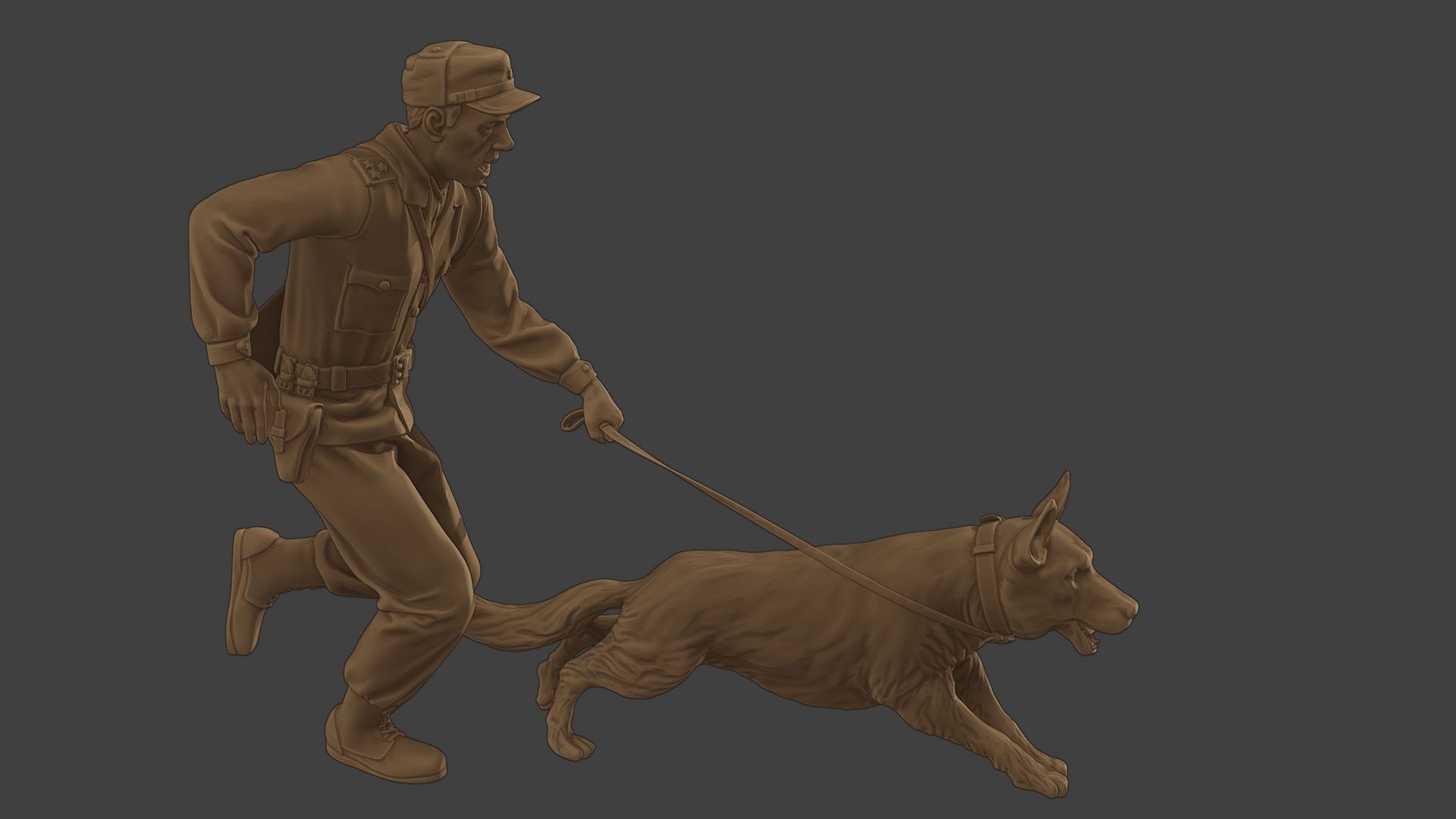 Czechoslovak communist Police K9 003 3D print model_30