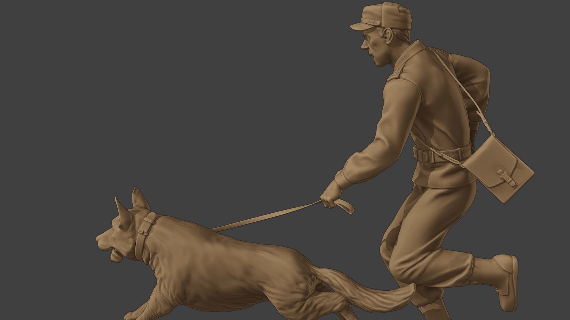 Czechoslovak communist Police K9 003 3D print model_26