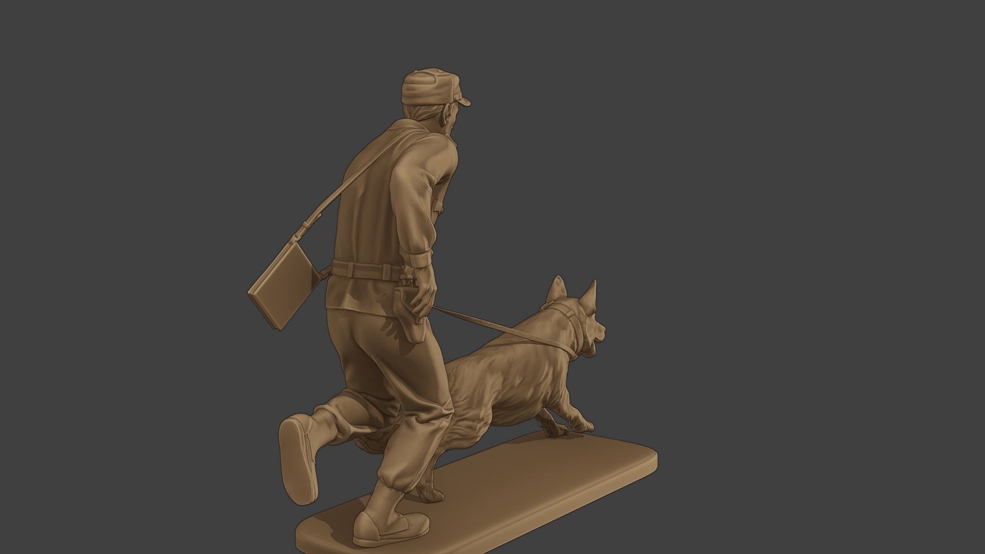 Czechoslovak communist Police K9 003 3D print model_7