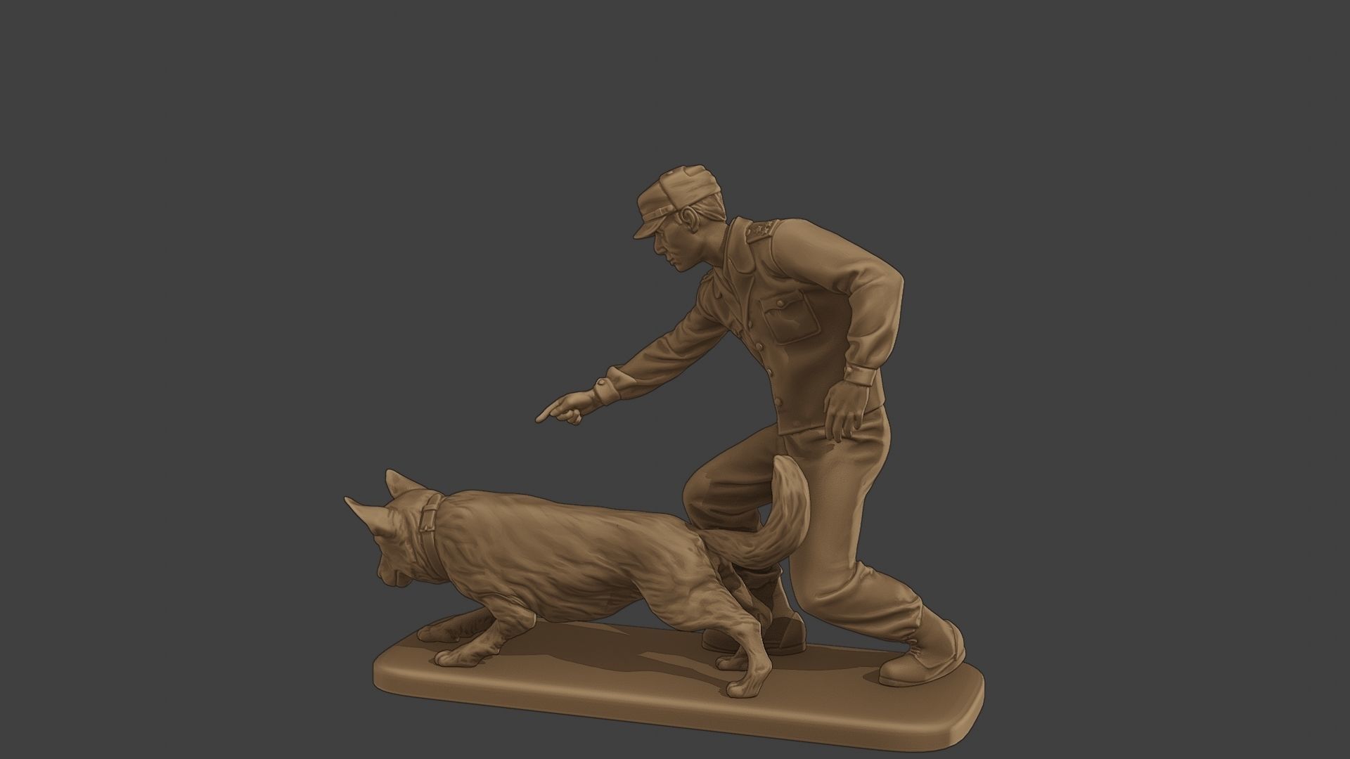 Czechoslovak communist Police K9 004 3D print model_4