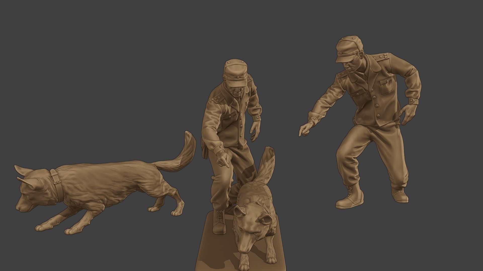 Czechoslovak communist Police K9 004 3D print model_1