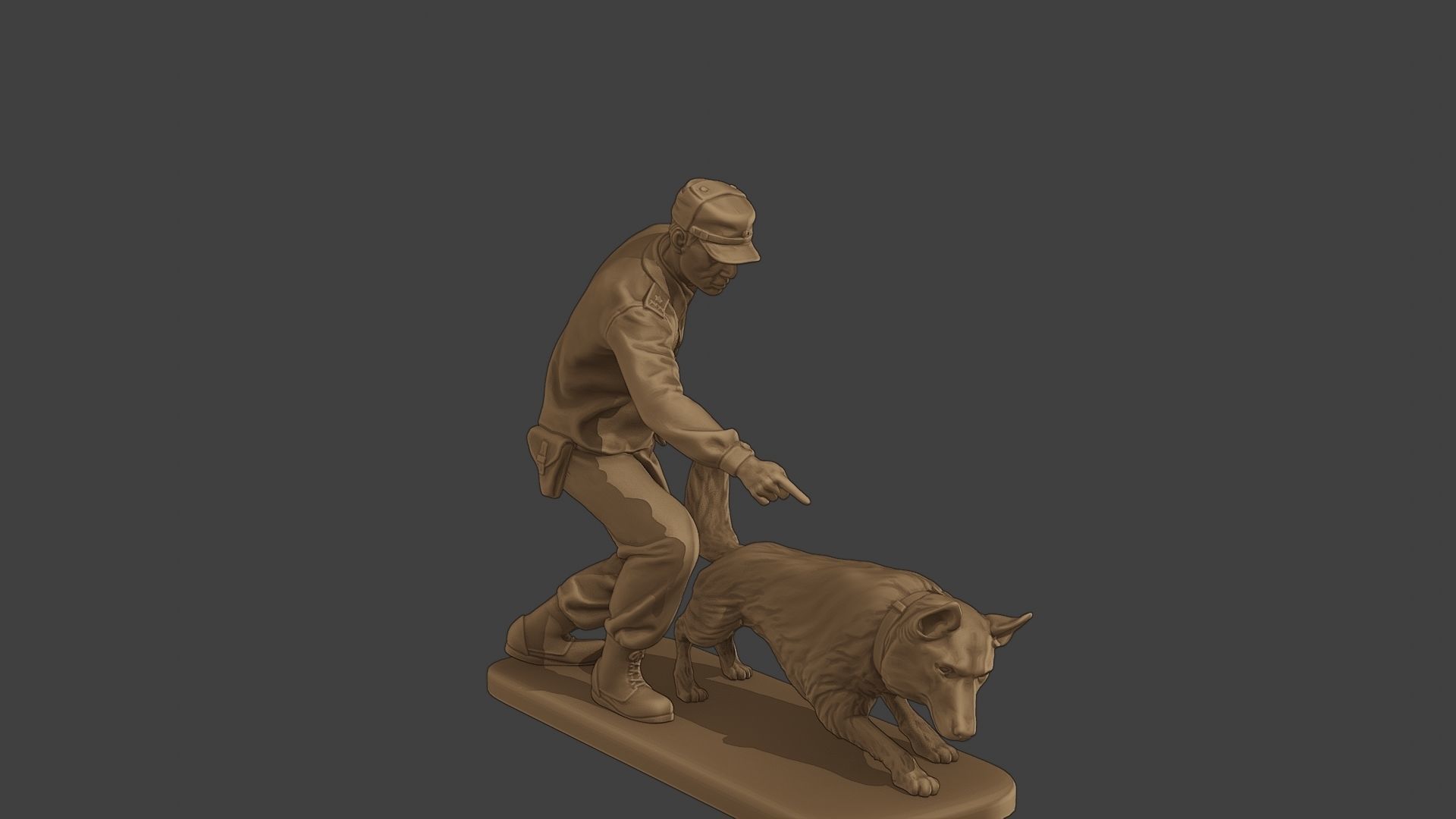 Czechoslovak communist Police K9 004 3D print model_10