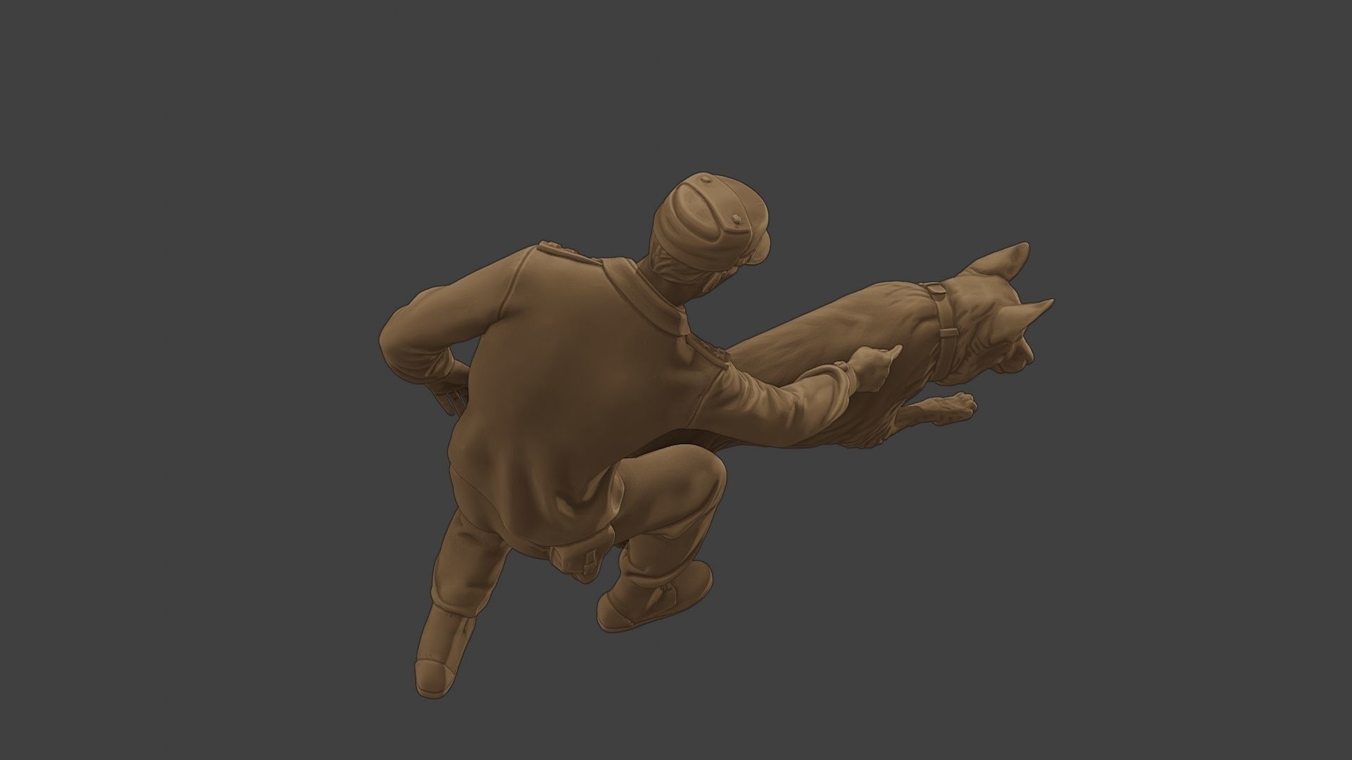 Czechoslovak communist Police K9 004 3D print model_23