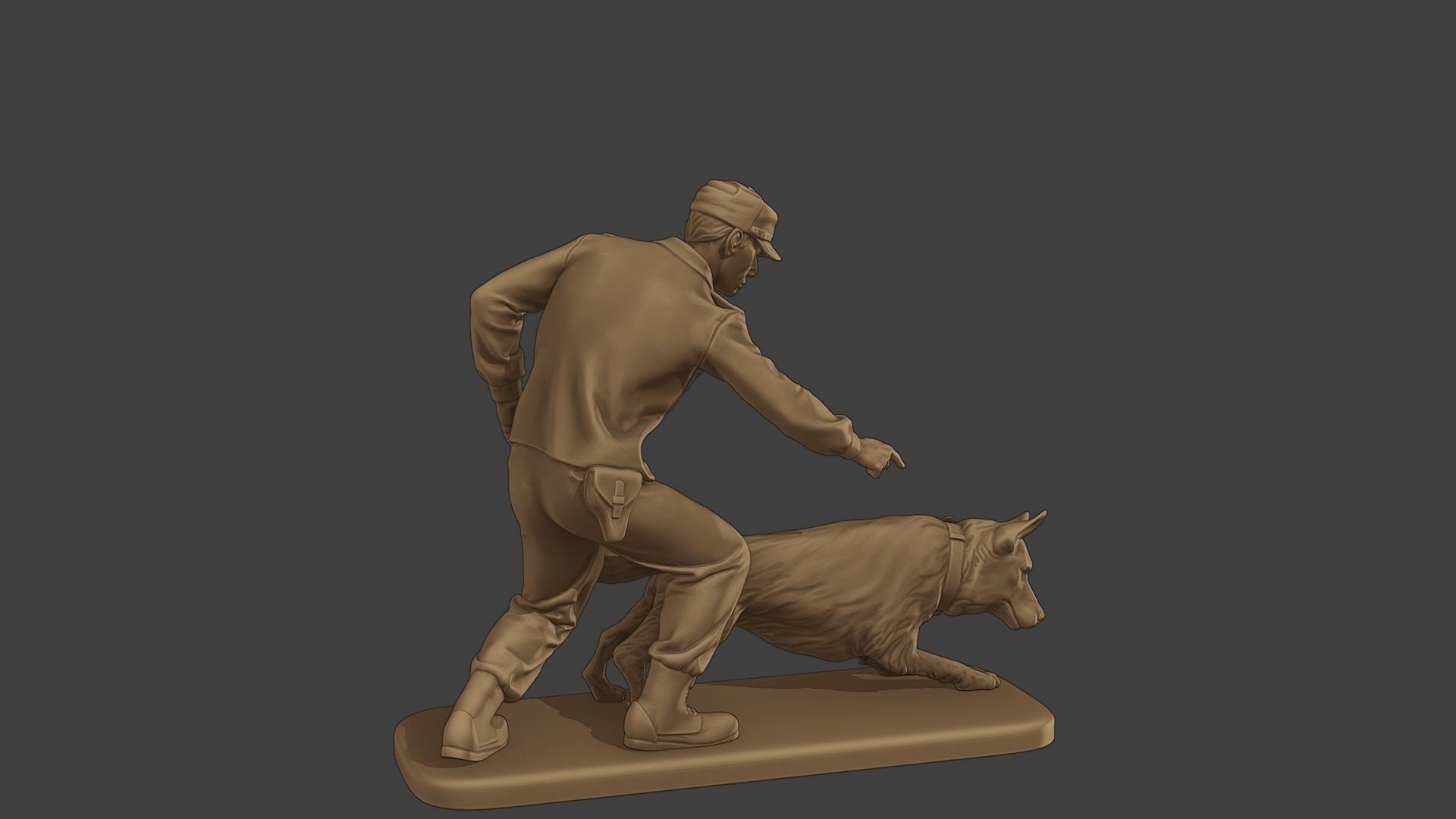 Czechoslovak communist Police K9 004 3D print model_8