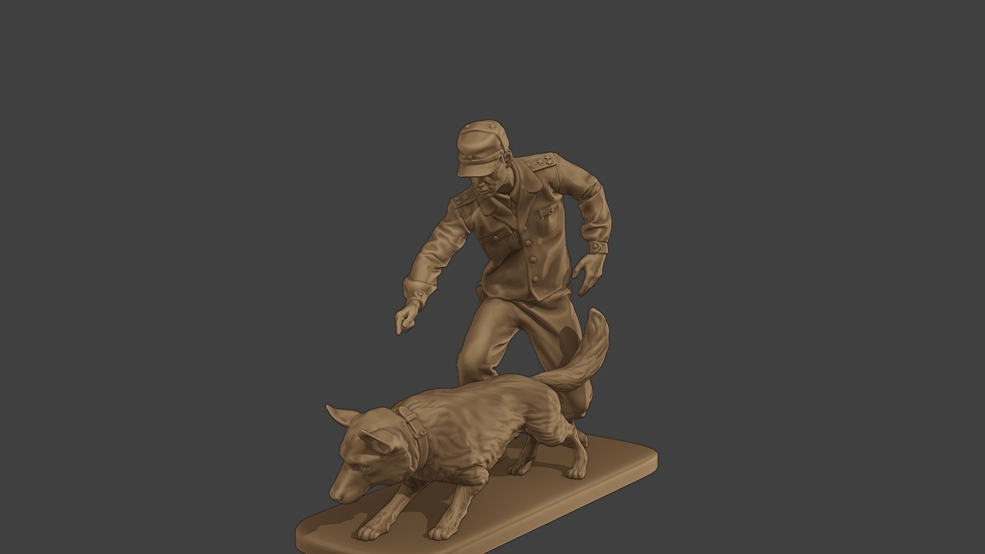 Czechoslovak communist Police K9 004 3D print model_2