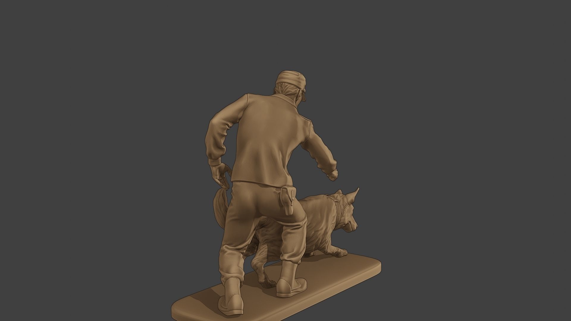 Czechoslovak communist Police K9 004 3D print model_7