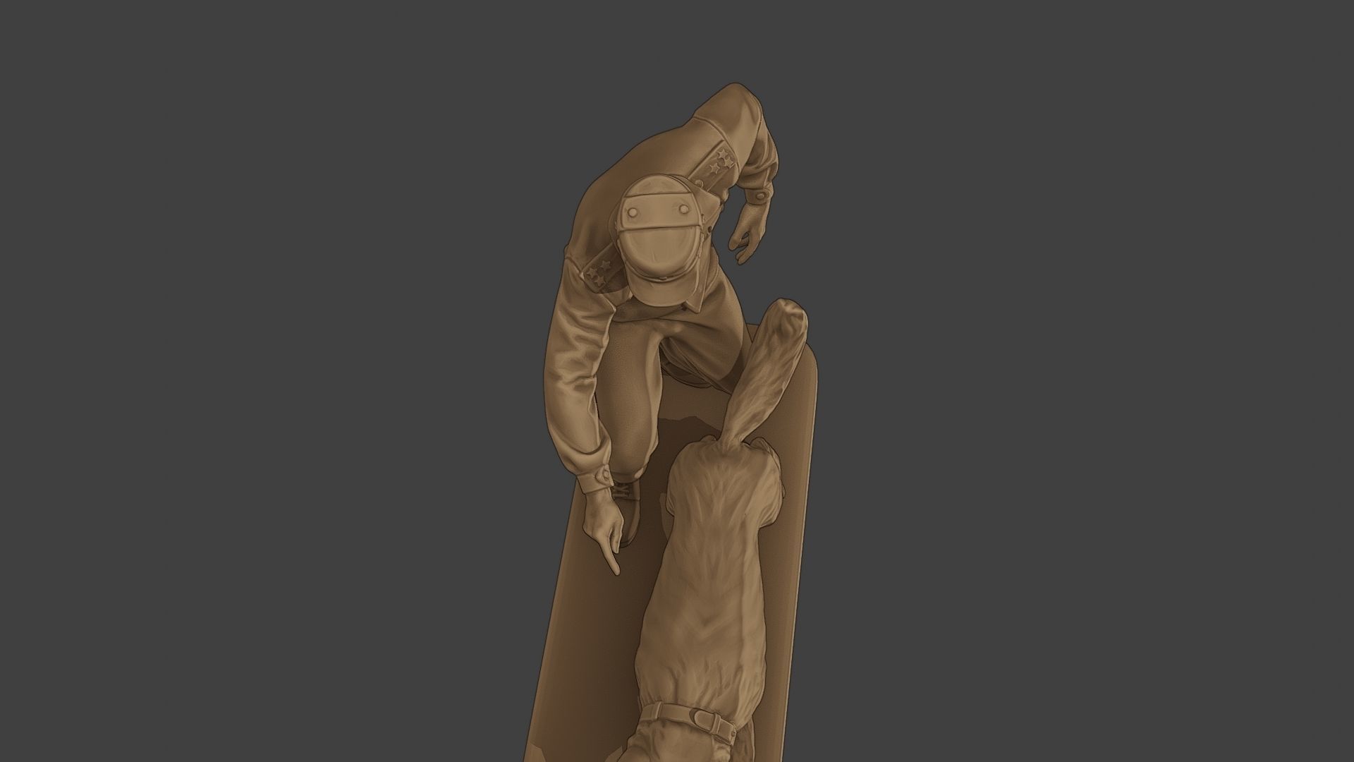 Czechoslovak communist Police K9 004 3D print model_14