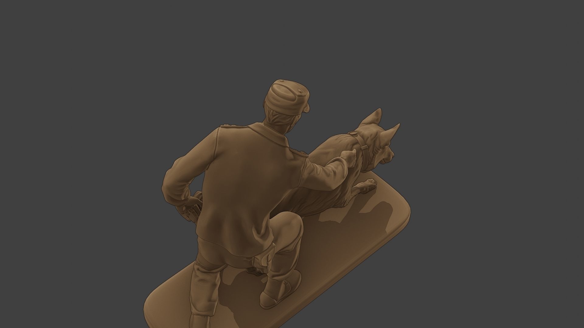 Czechoslovak communist Police K9 004 3D print model_22