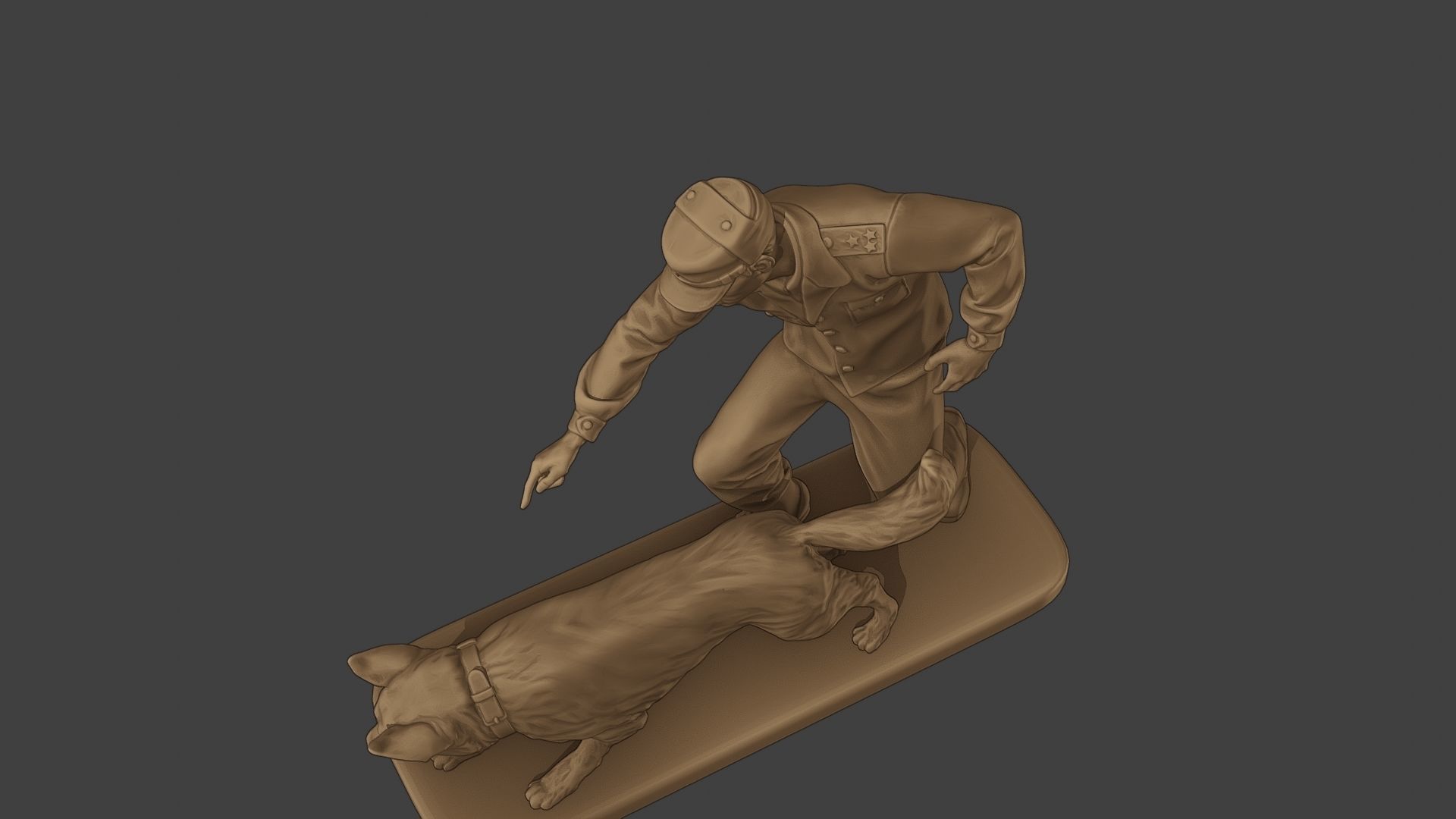 Czechoslovak communist Police K9 004 3D print model_15