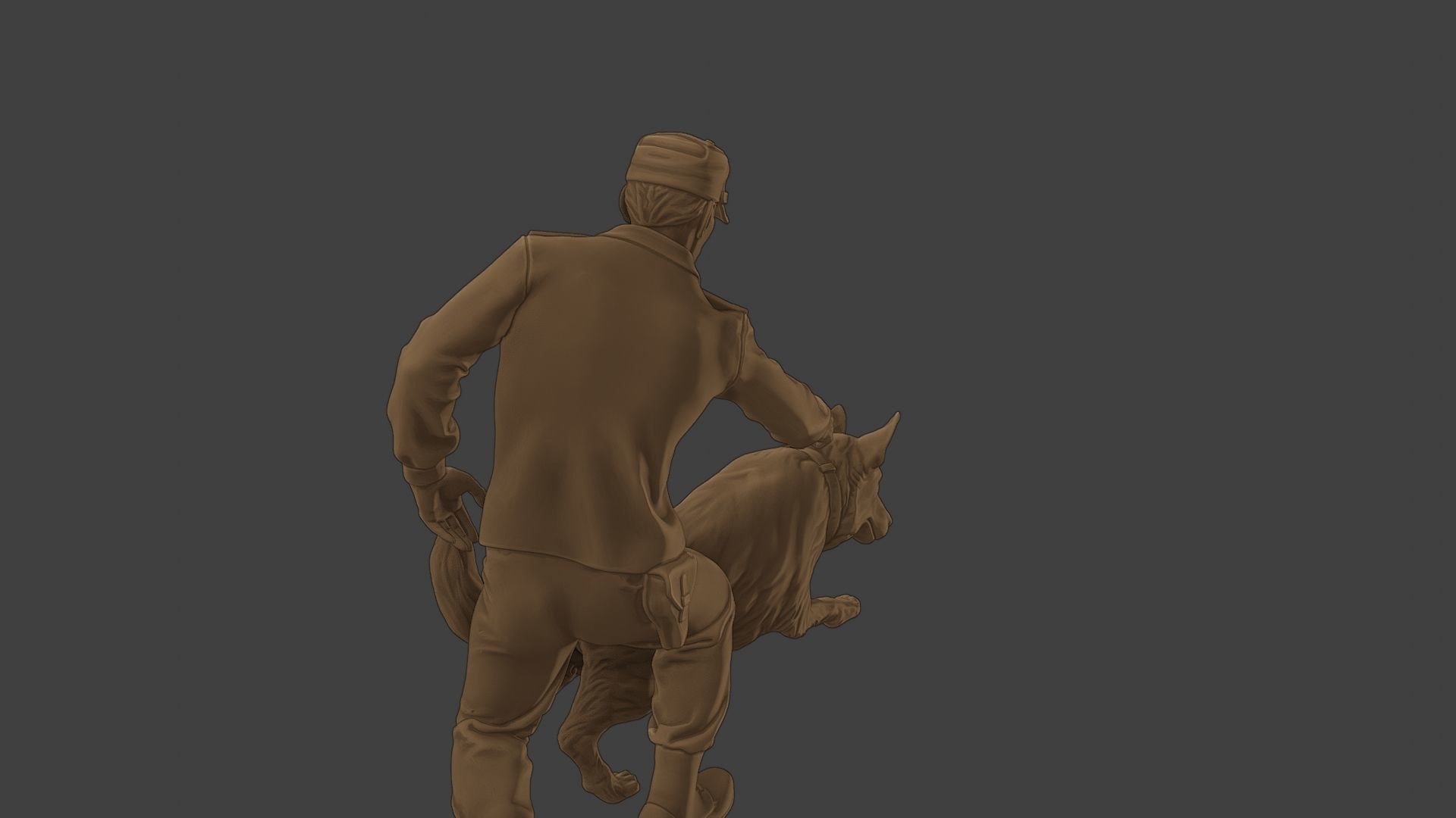 Czechoslovak communist Police K9 004 3D print model_24