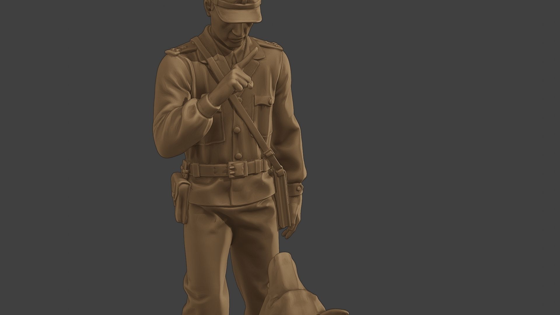 Czechoslovak communist Police K9 005 3D print model_19