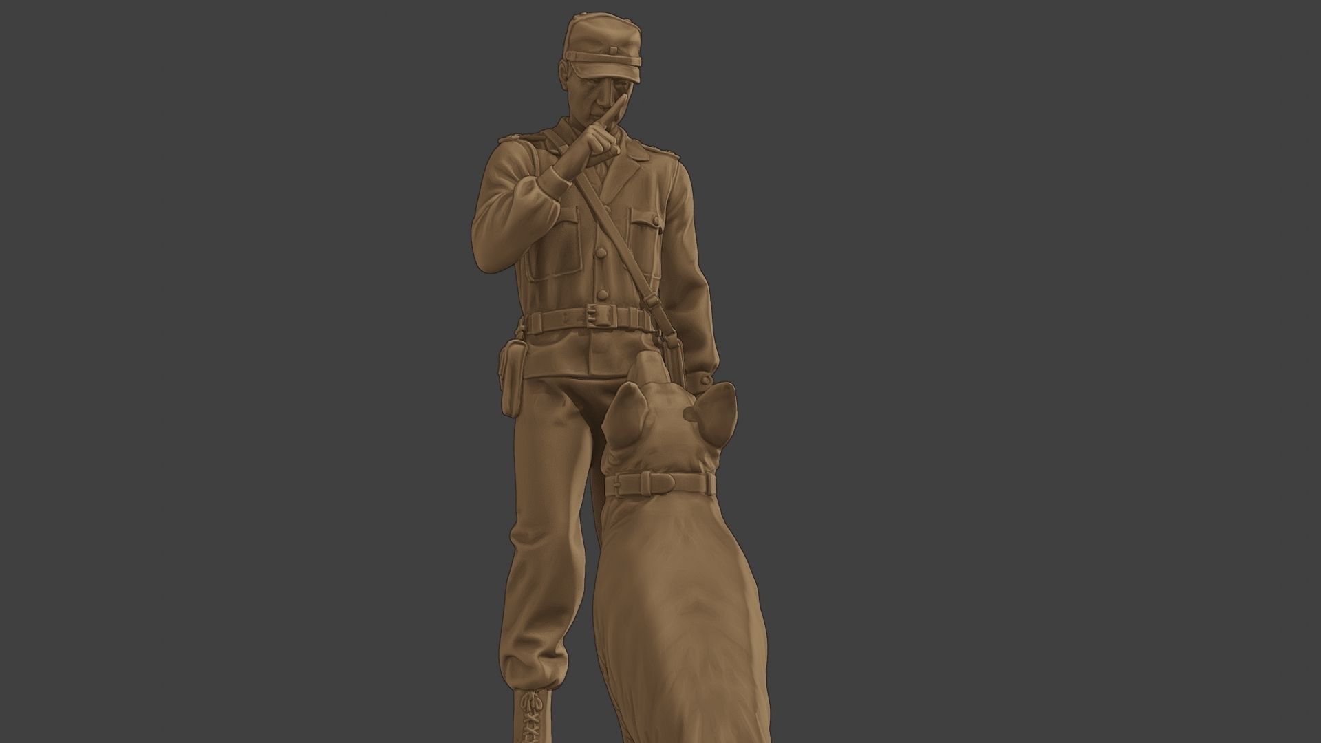 Czechoslovak communist Police K9 005 3D print model_28