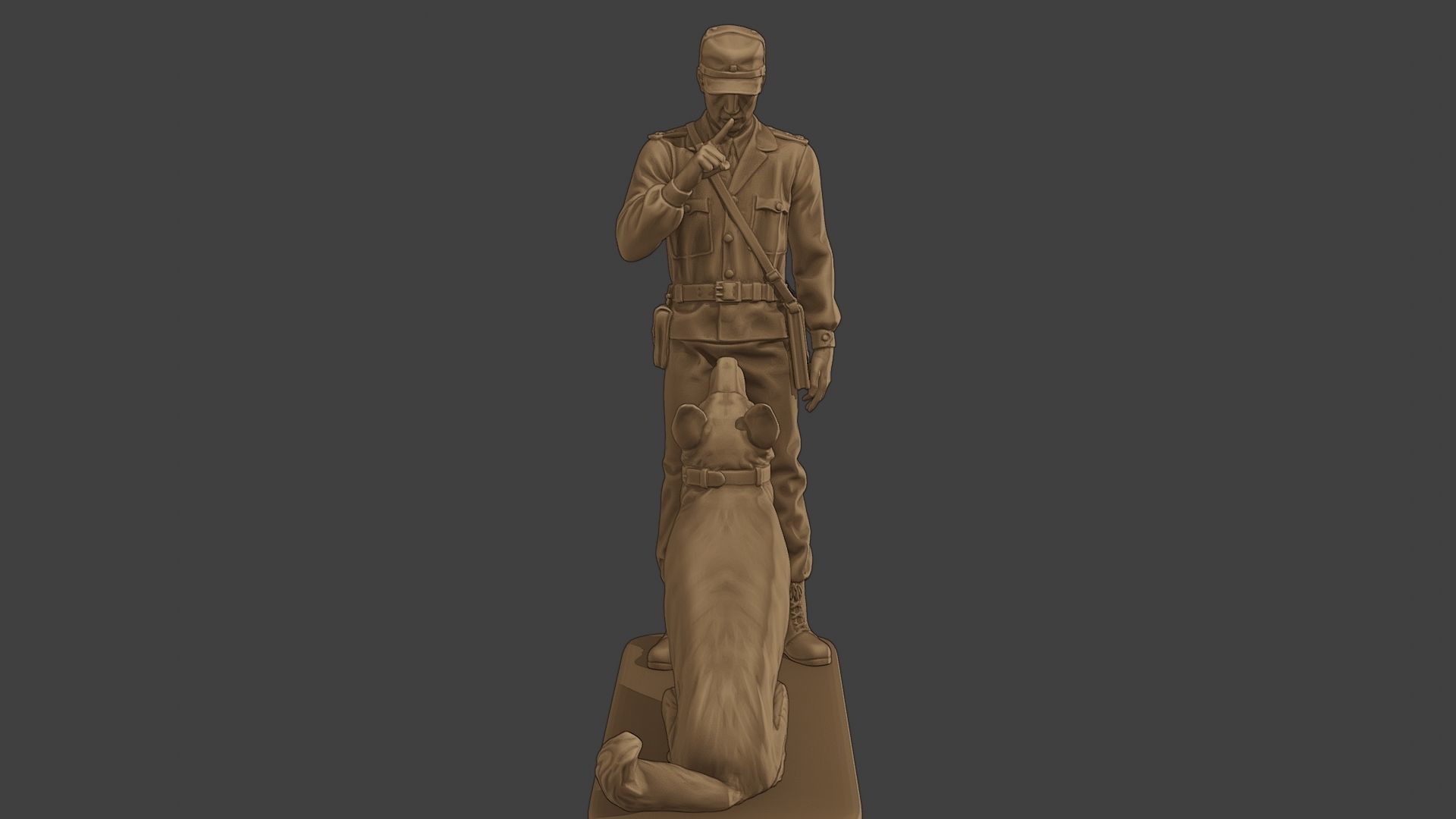 Czechoslovak communist Police K9 005 3D print model_11