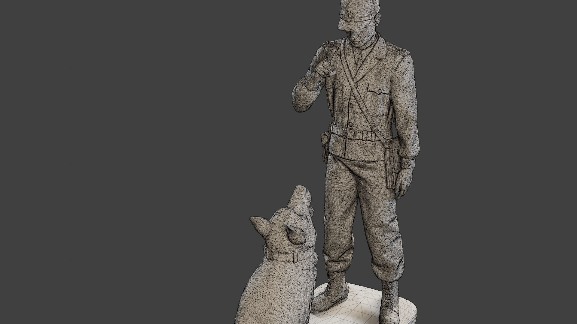 Czechoslovak communist Police K9 005 3D print model_12