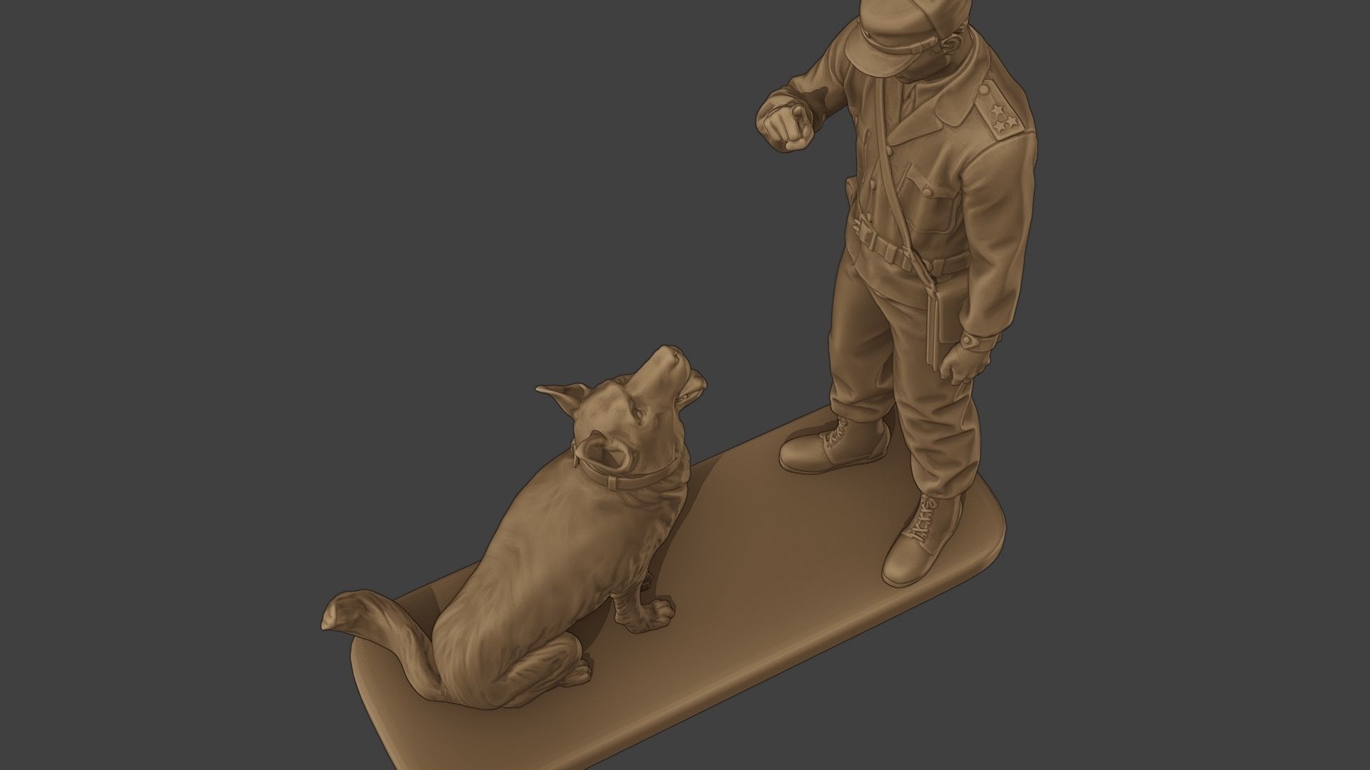 Czechoslovak communist Police K9 005 3D print model_15