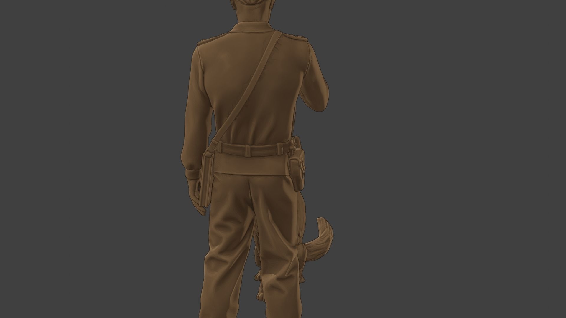 Czechoslovak communist Police K9 005 3D print model_25