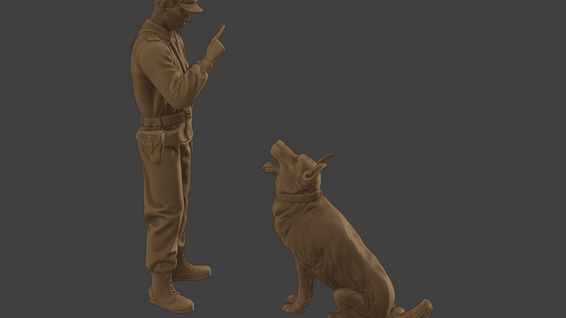 Czechoslovak communist Police K9 005 3D print model_30