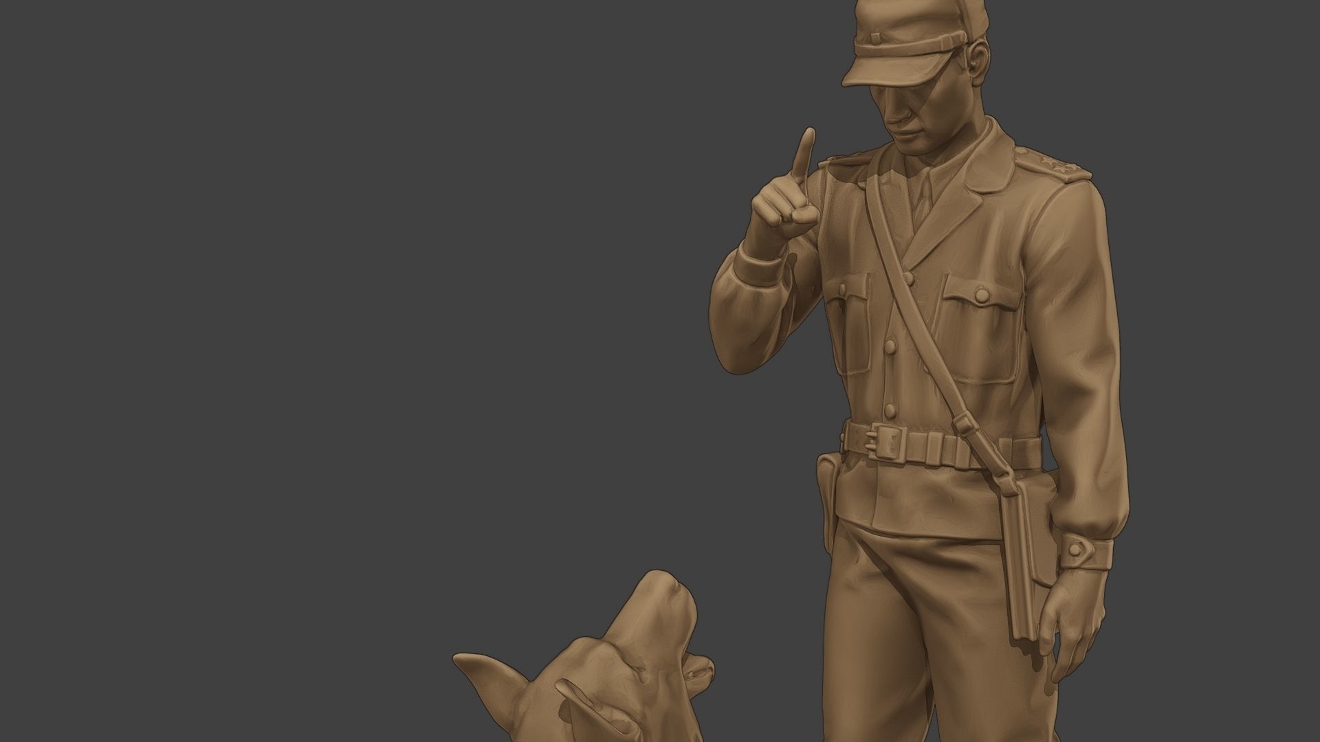 Czechoslovak communist Police K9 005 3D print model_18
