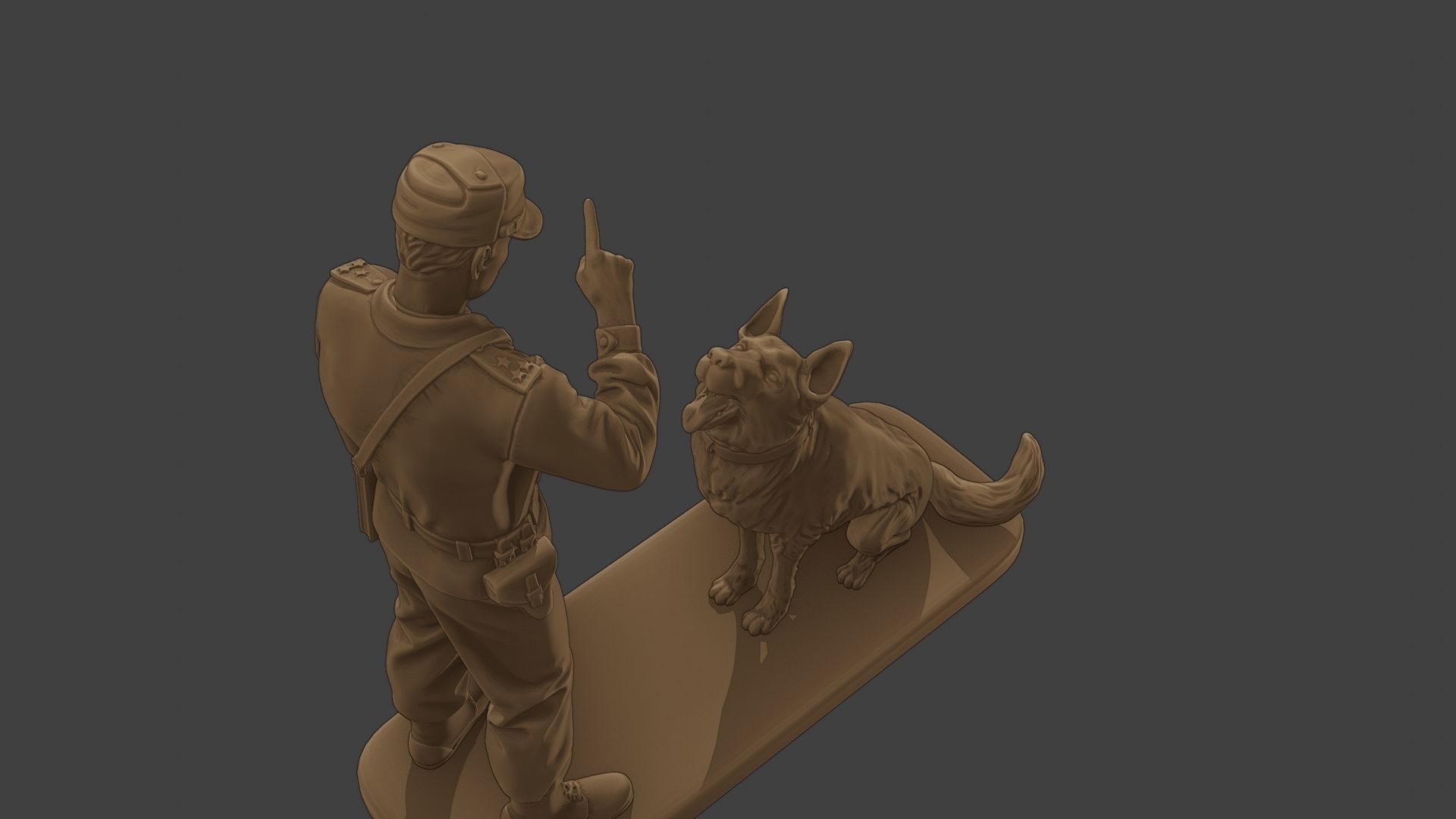 Czechoslovak communist Police K9 005 3D print model_22