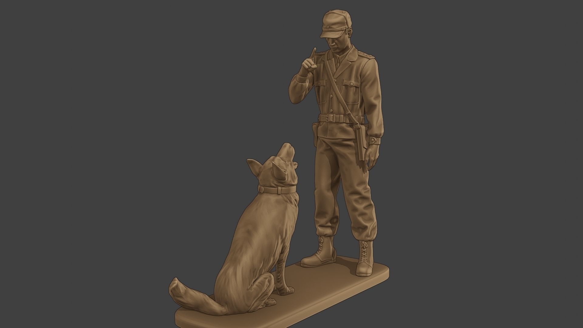 Czechoslovak communist Police K9 005 3D print model_2