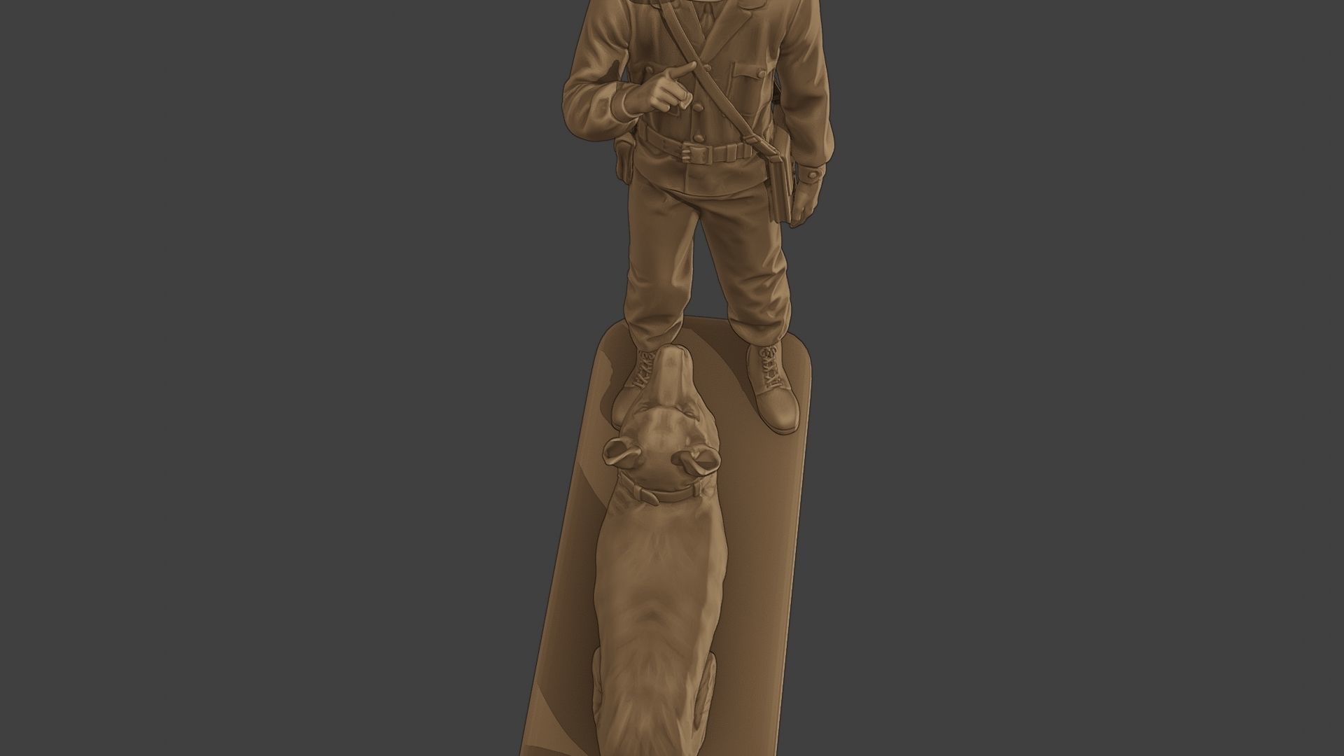 Czechoslovak communist Police K9 005 3D print model_14