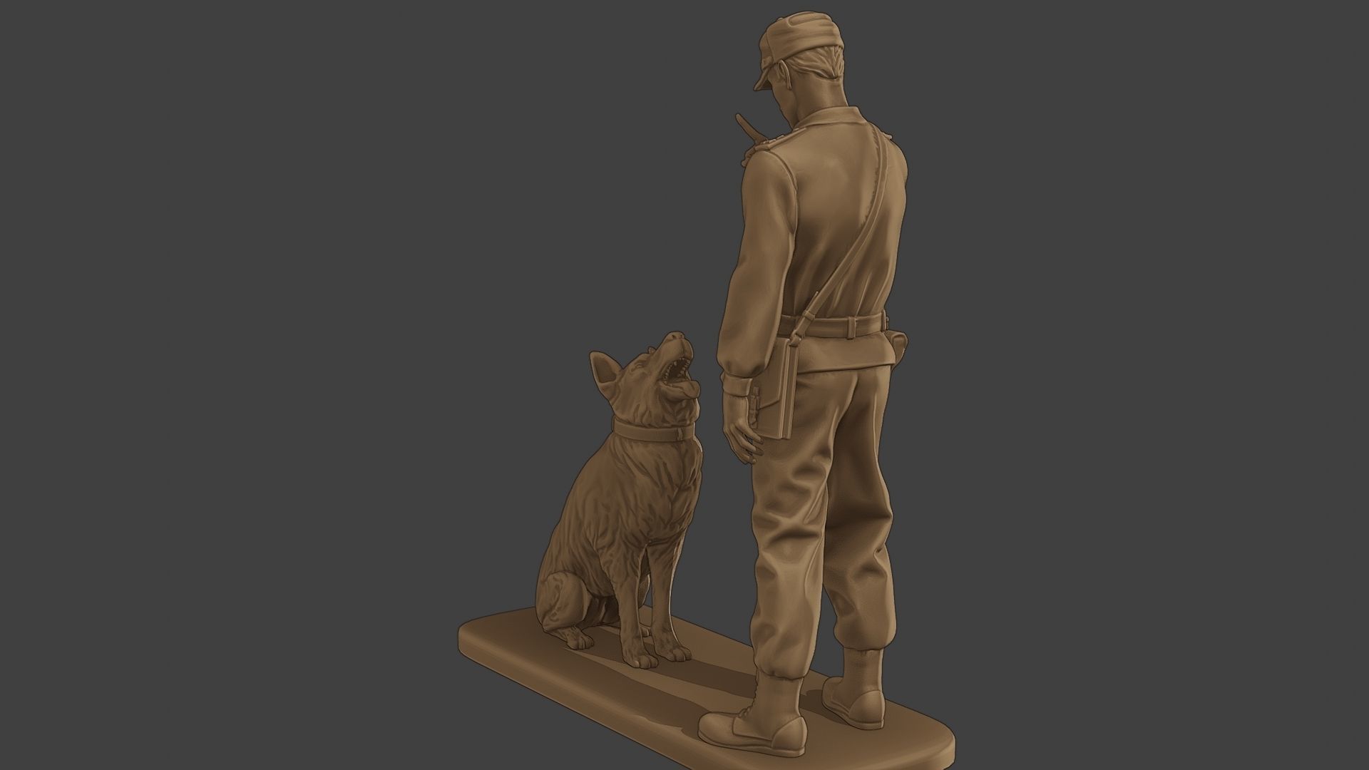 Czechoslovak communist Police K9 005 3D print model_5