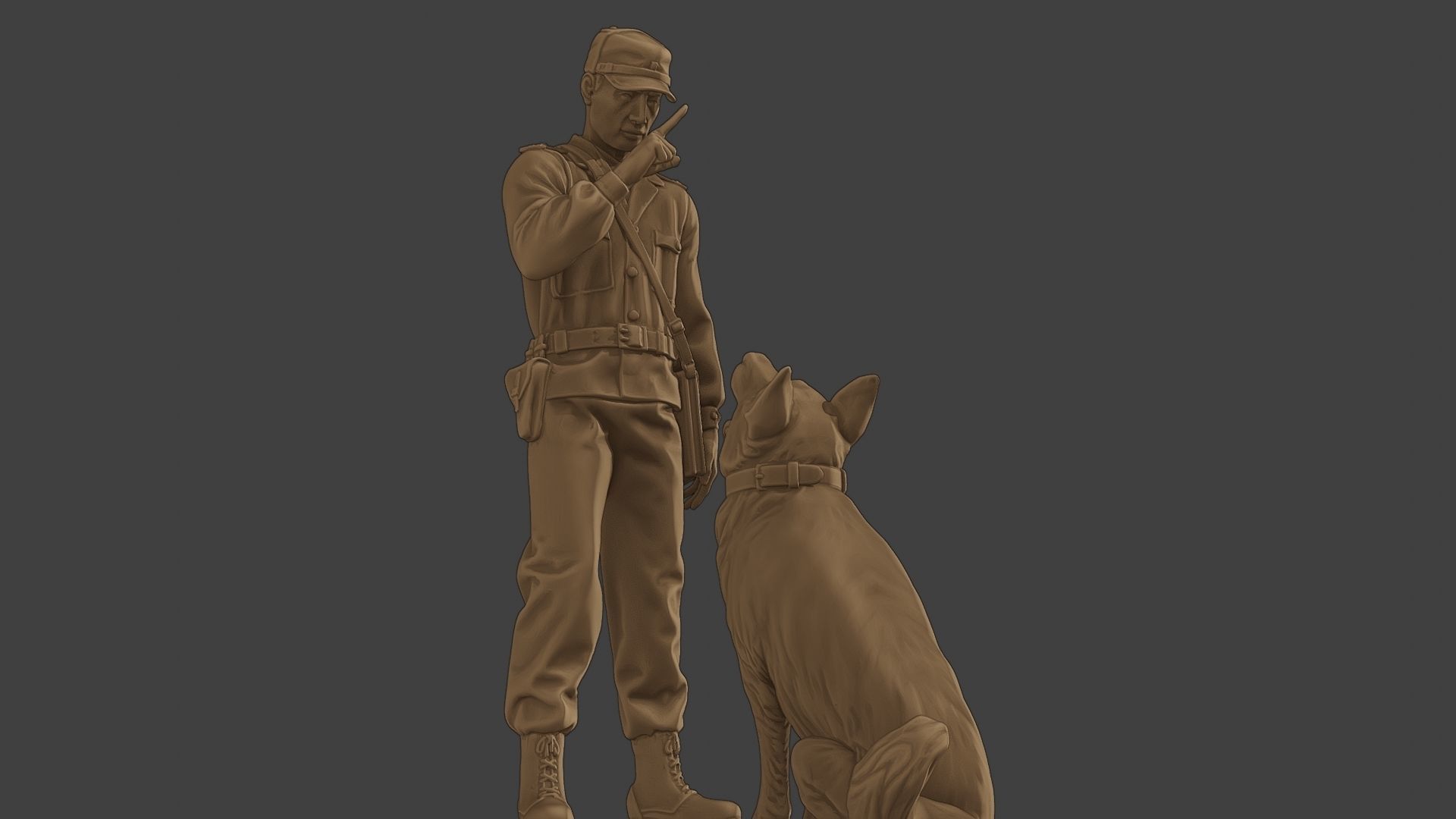 Czechoslovak communist Police K9 005 3D print model_13