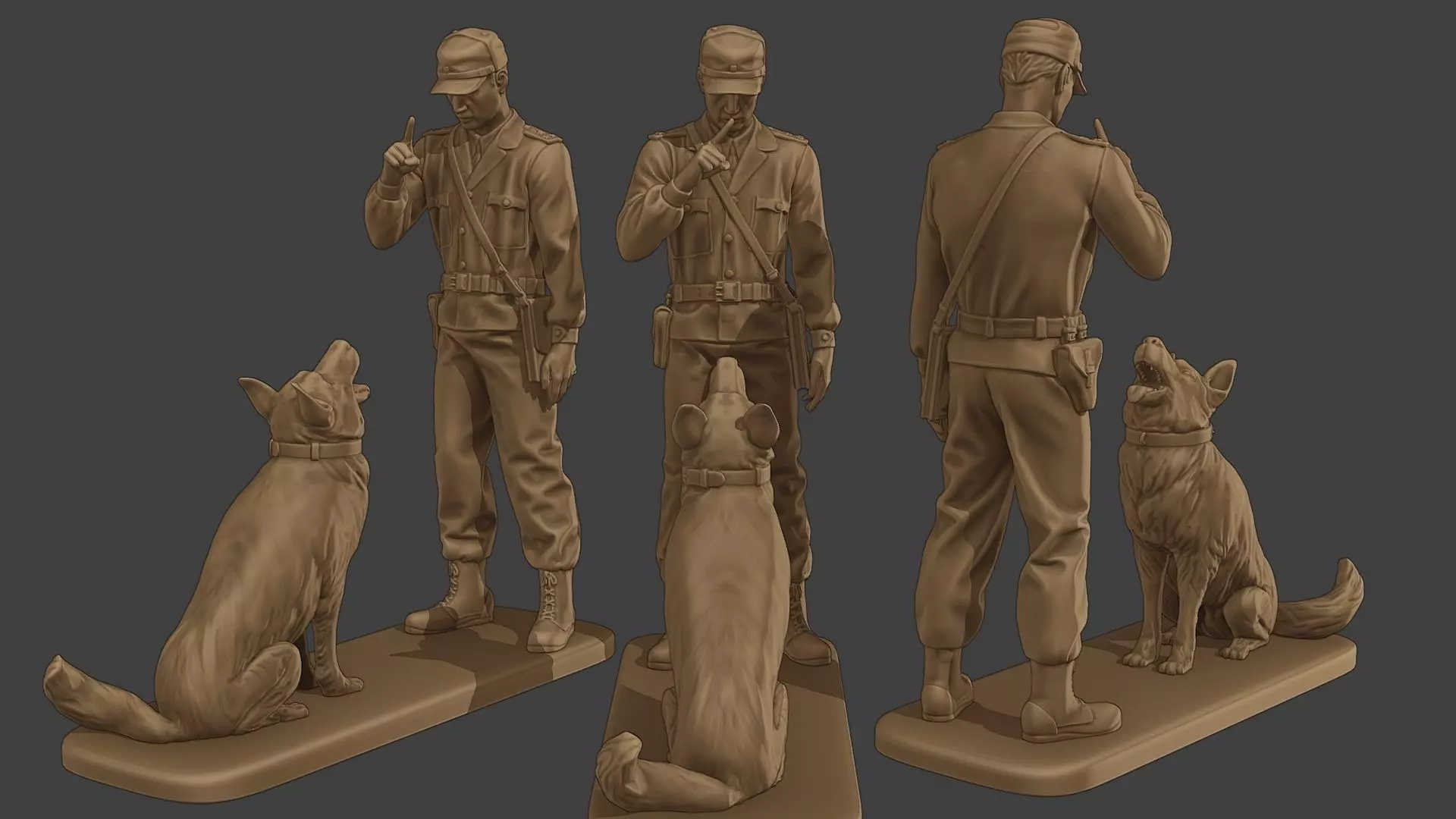 Czechoslovak communist Police K9 005 3D print model_0