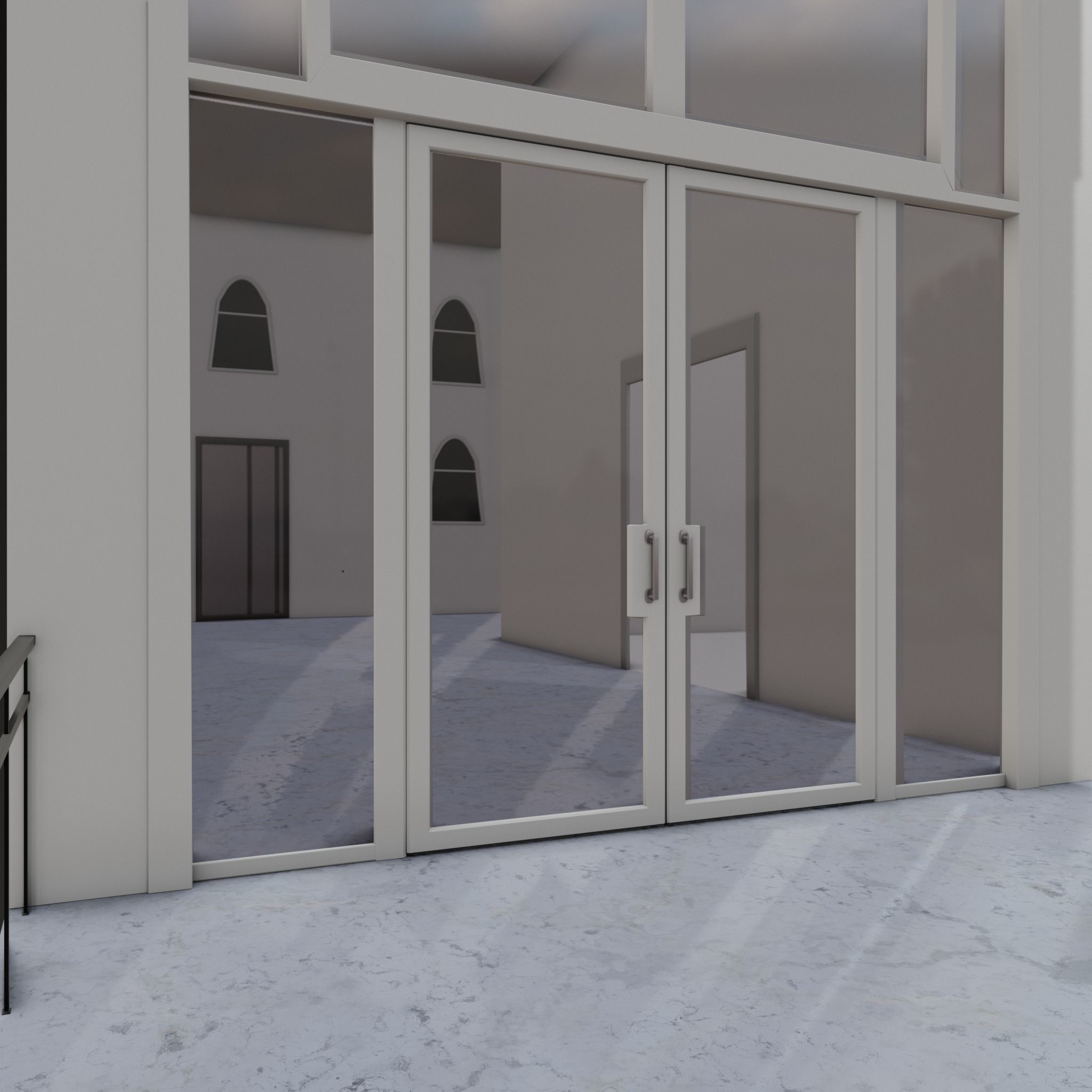 3D Mosque Exterior 3D model_12