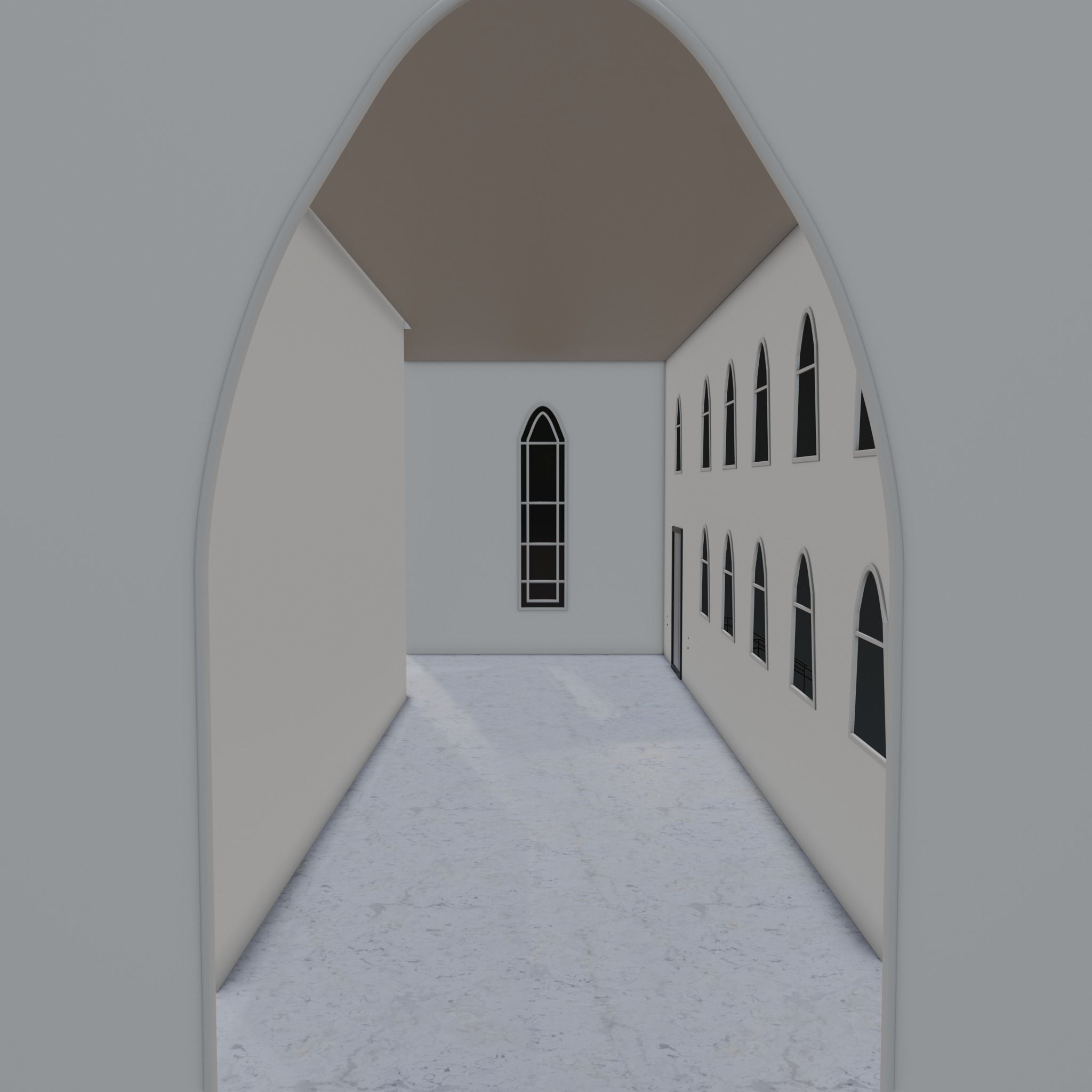 3D Mosque Exterior 3D model_10