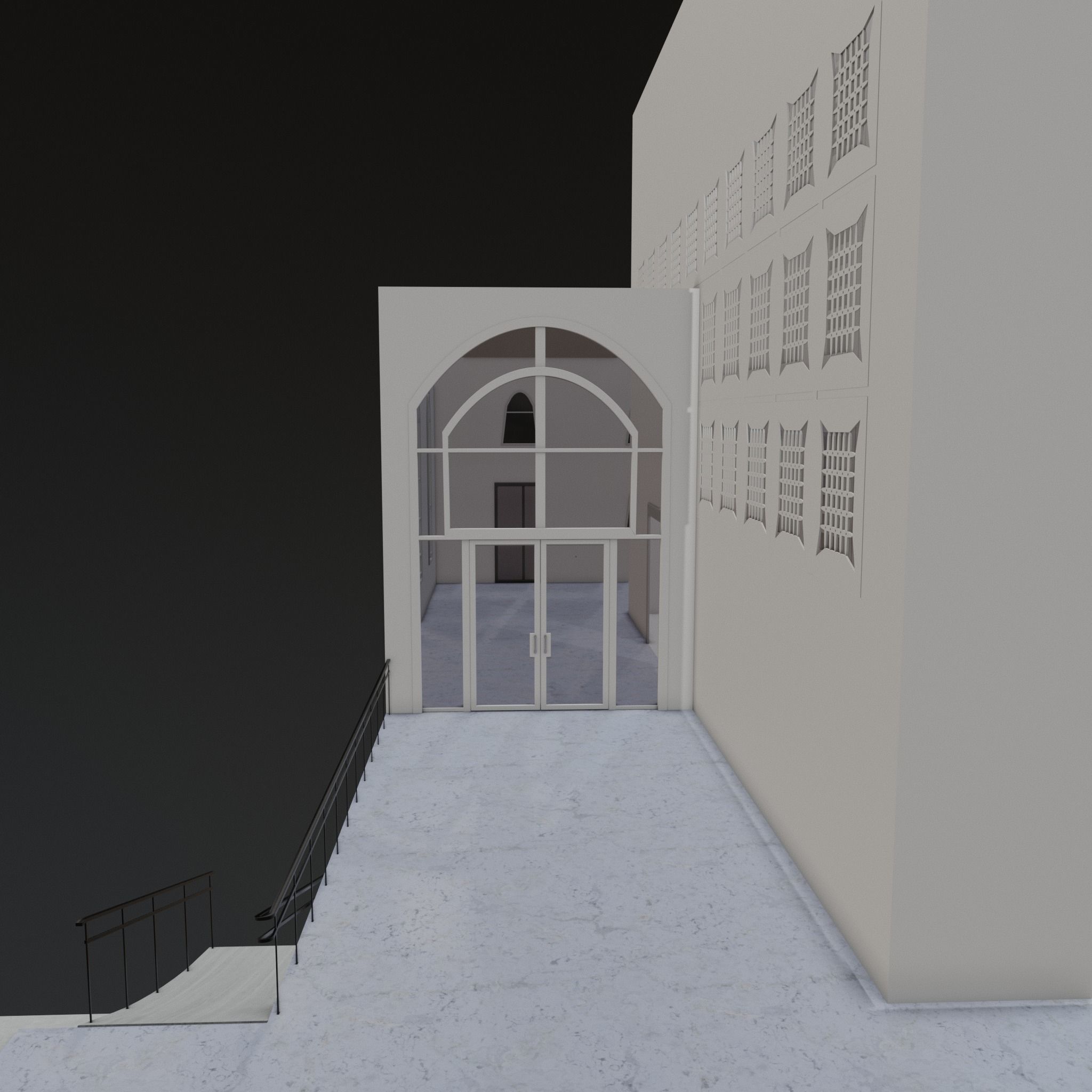 3D Mosque Exterior 3D model_9