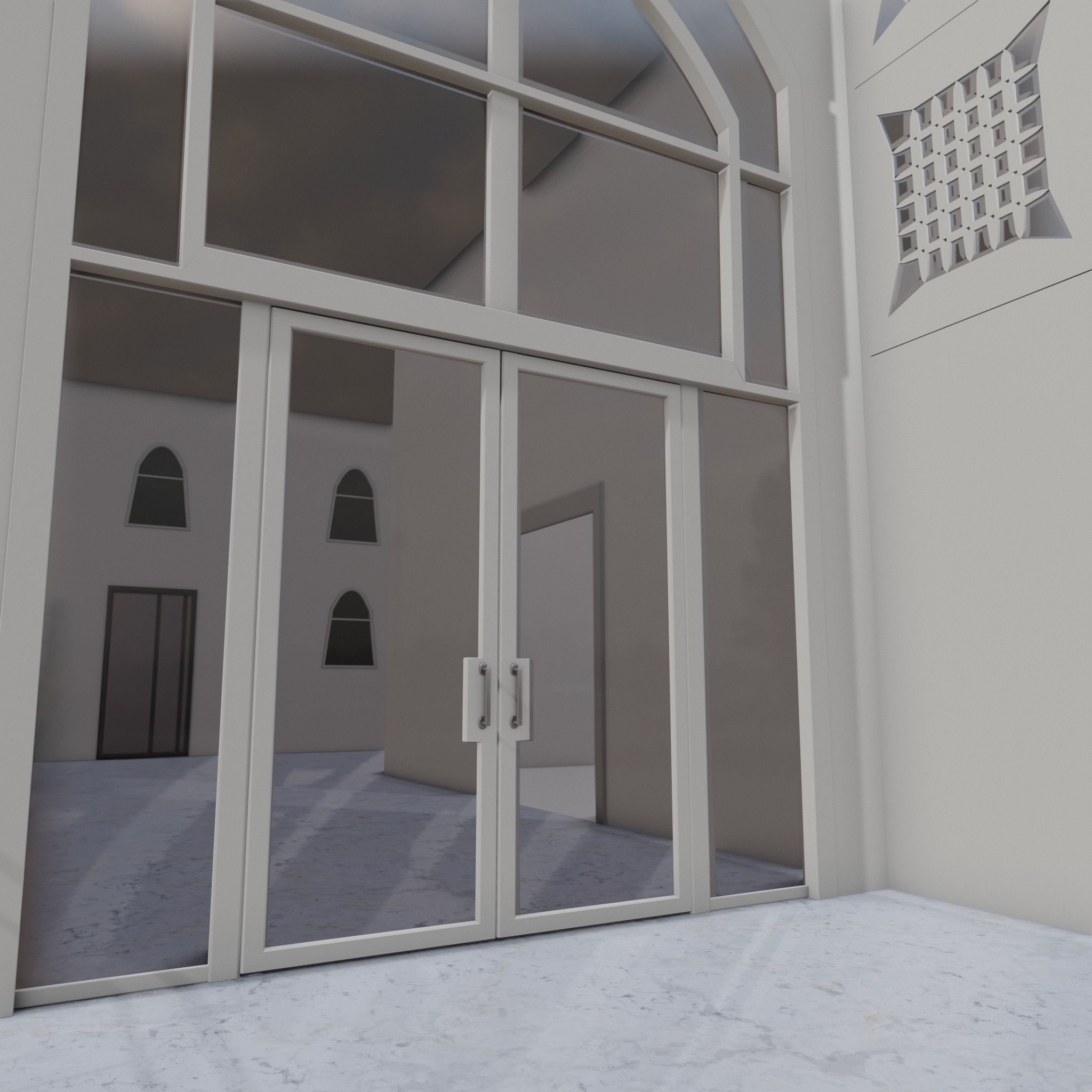 3D Mosque Exterior 3D model_17