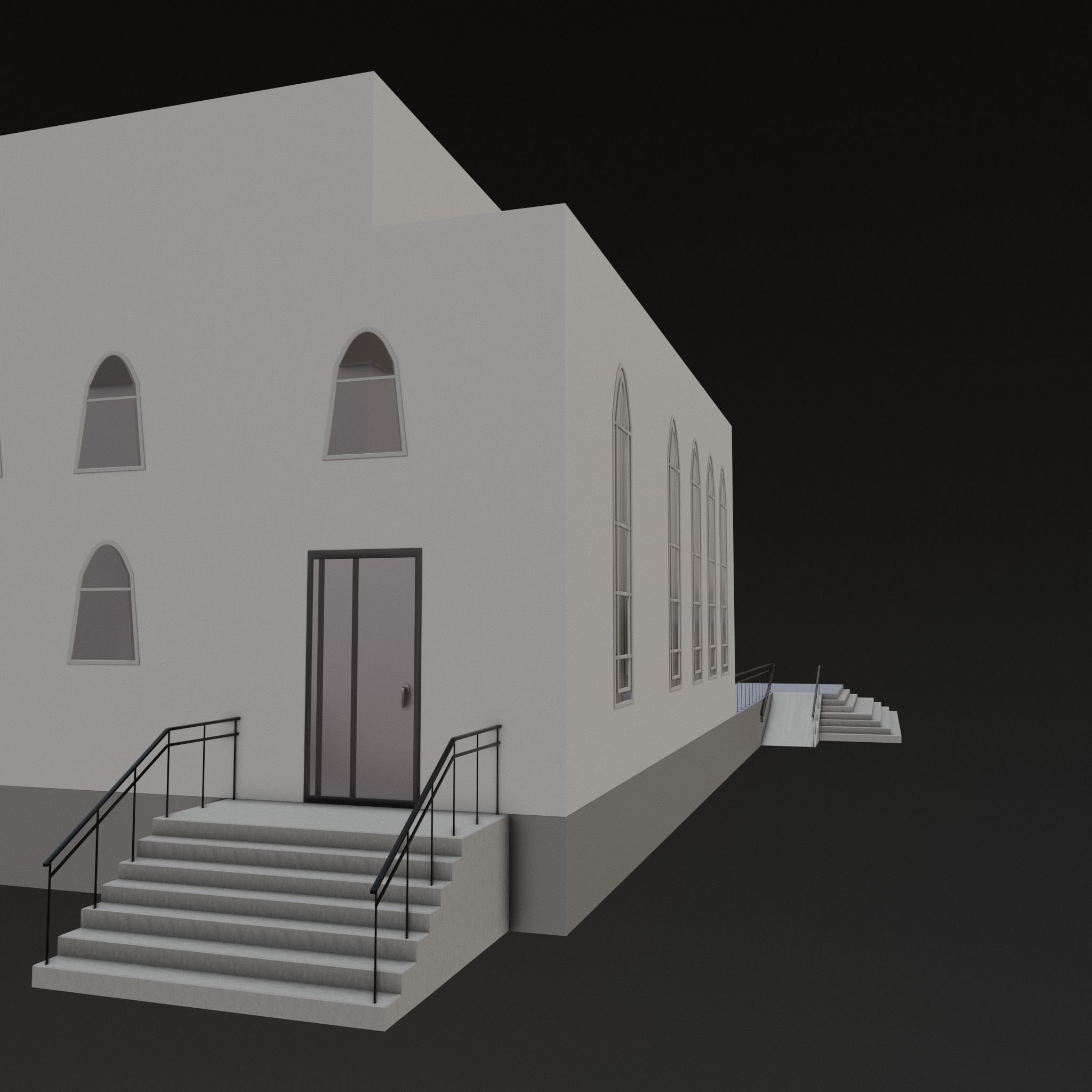3D Mosque Exterior 3D model_15