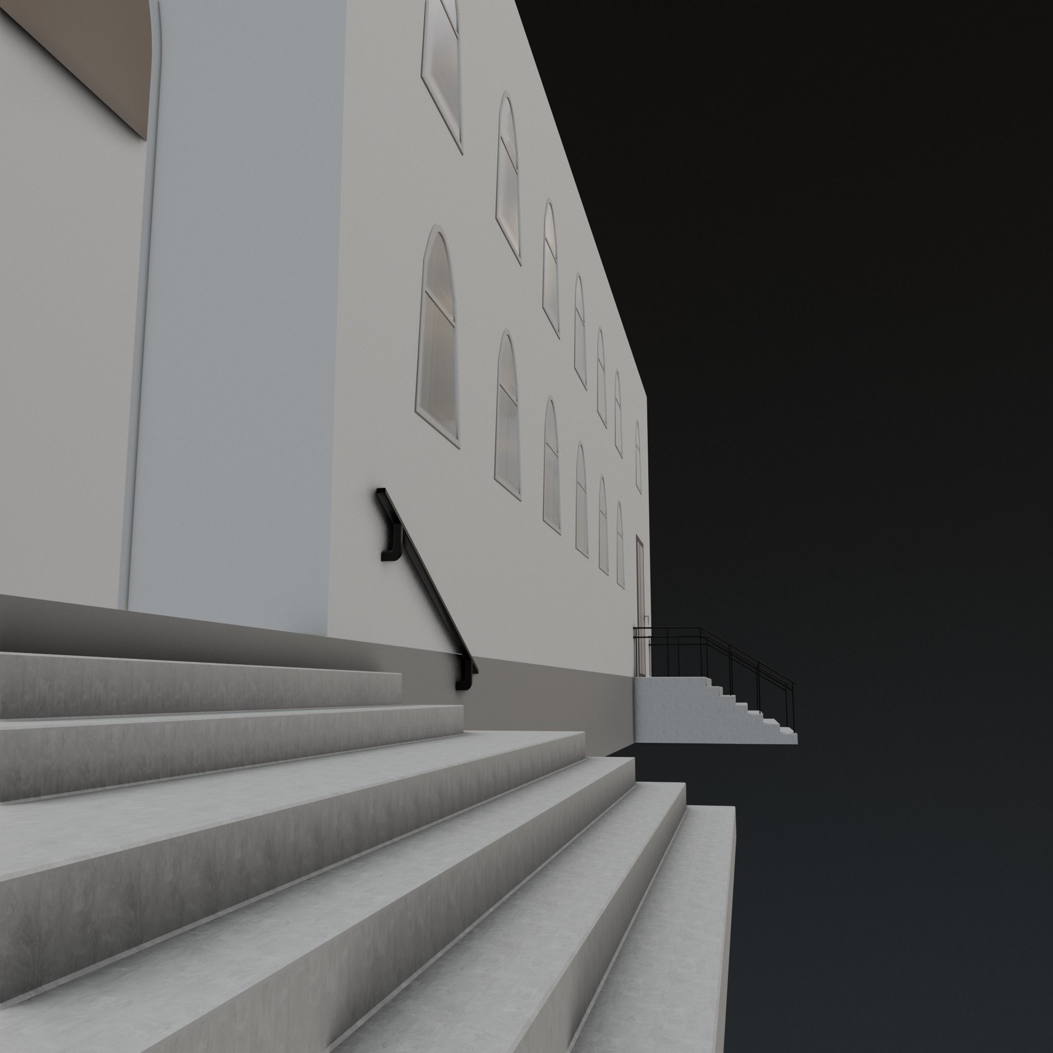 3D Mosque Exterior 3D model_13