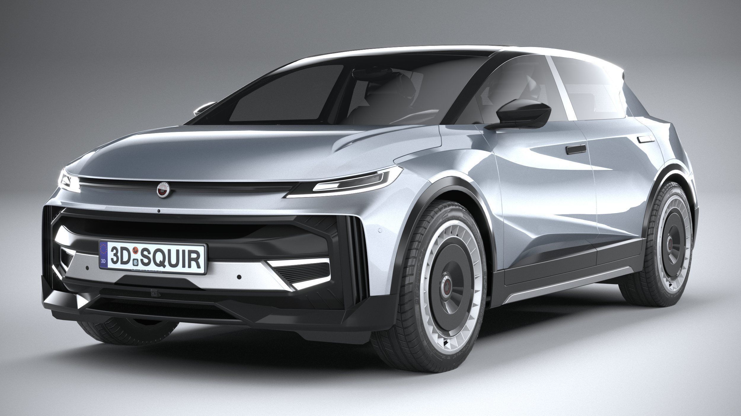 Generic Crossover v1 2023 LowPoly 3D model_2