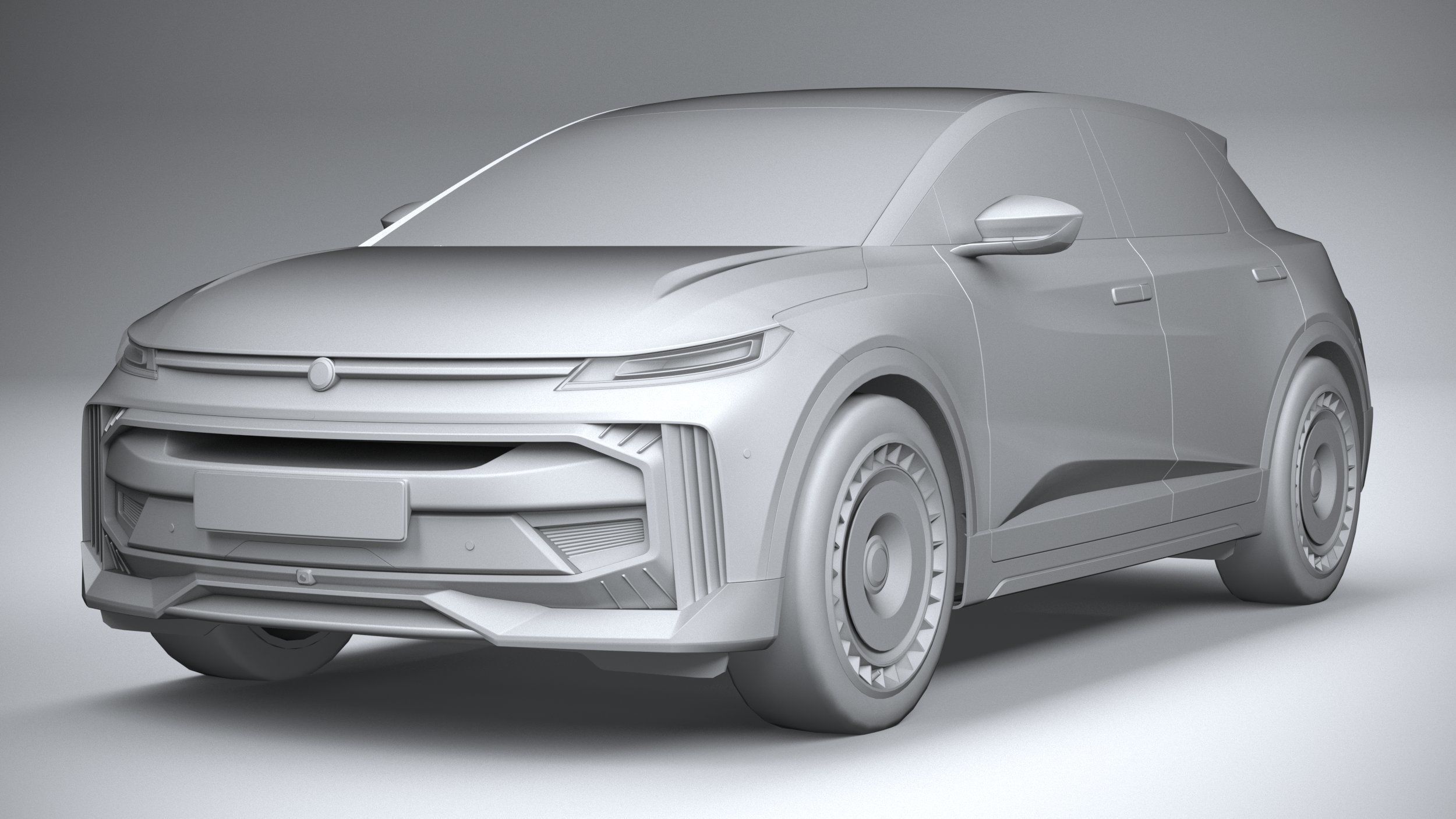 Generic Crossover v1 2023 LowPoly 3D model_20