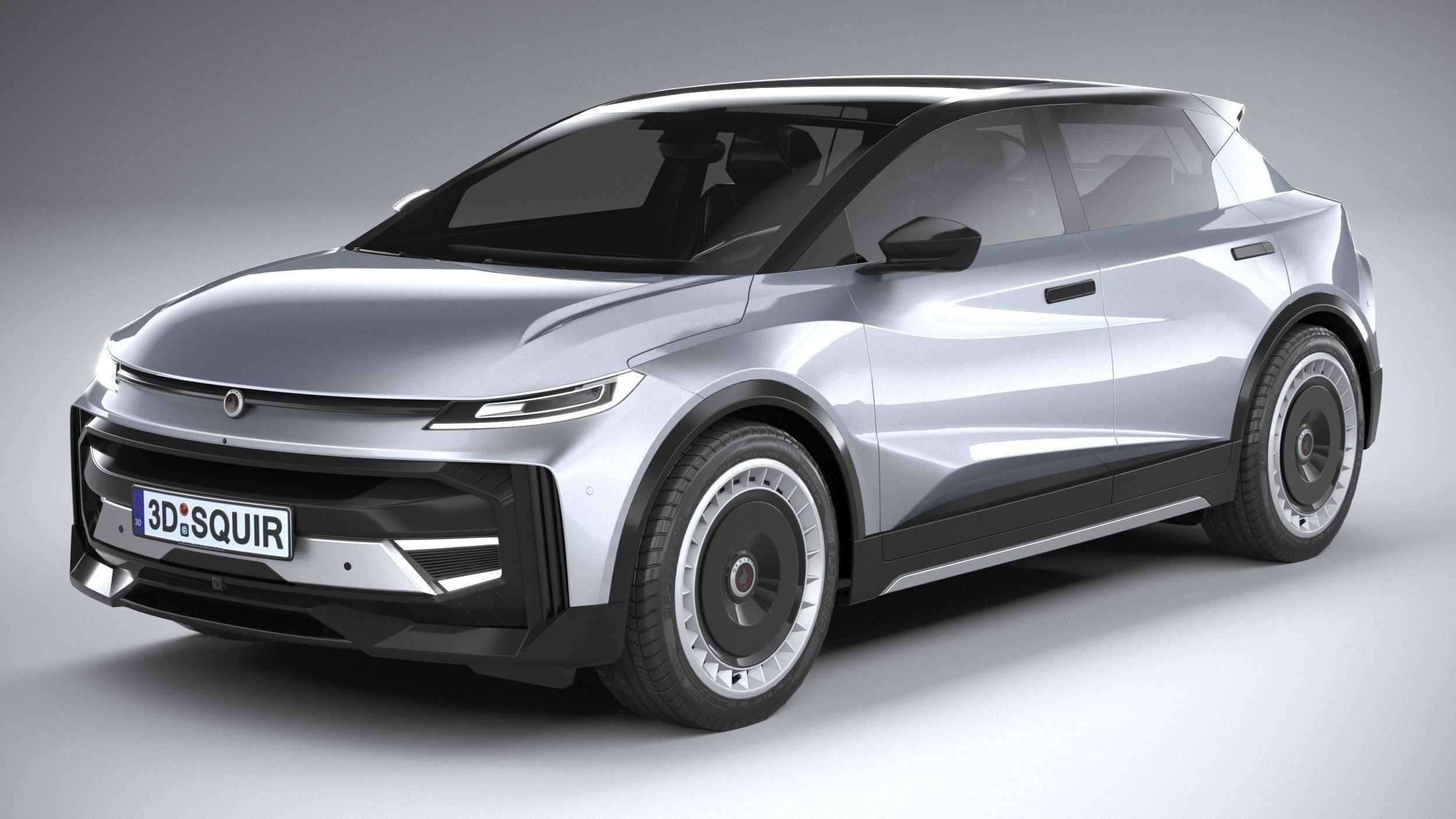 Generic Crossover v1 2023 LowPoly 3D model_1