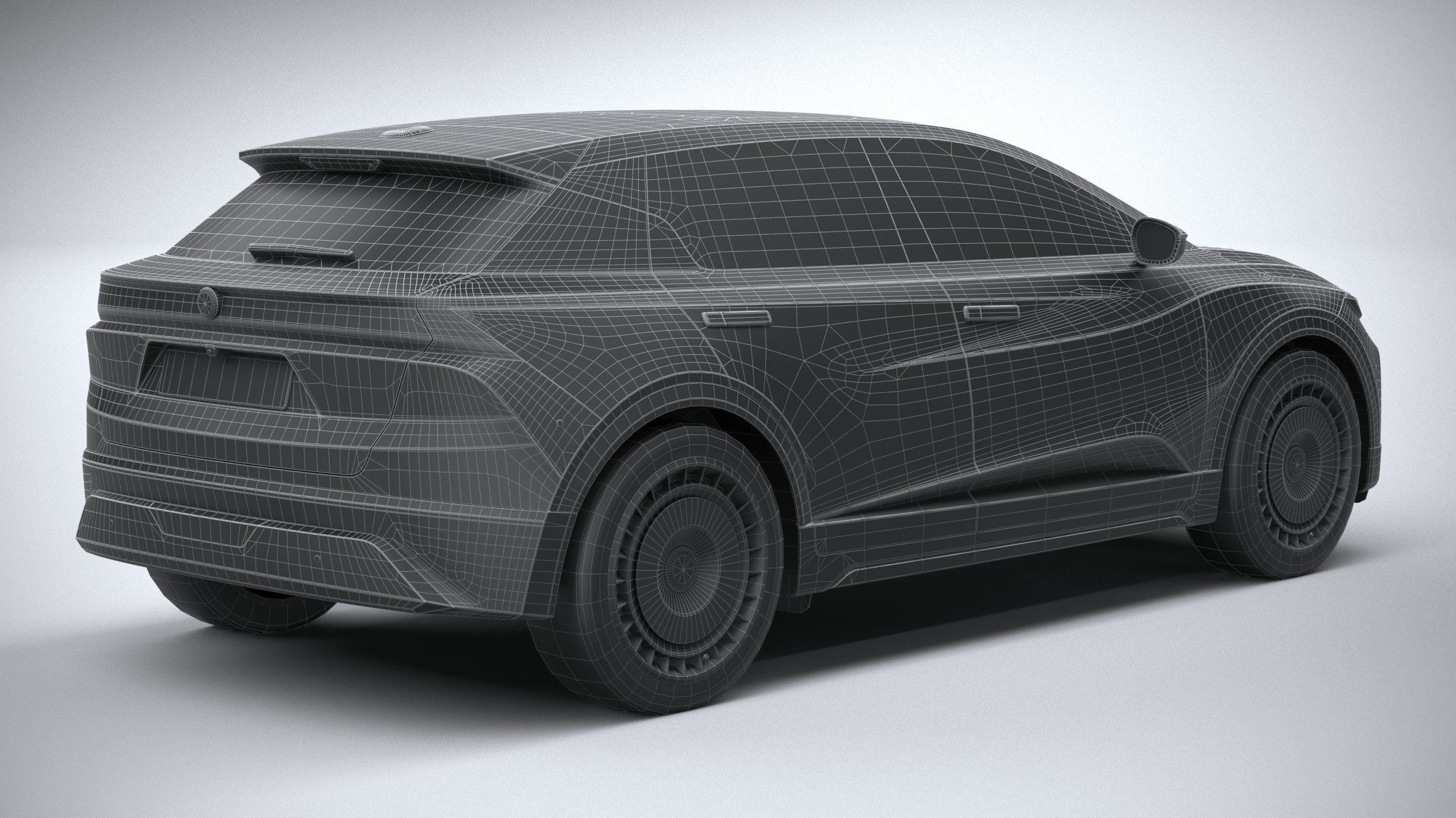 Generic Crossover v1 2023 LowPoly 3D model_32