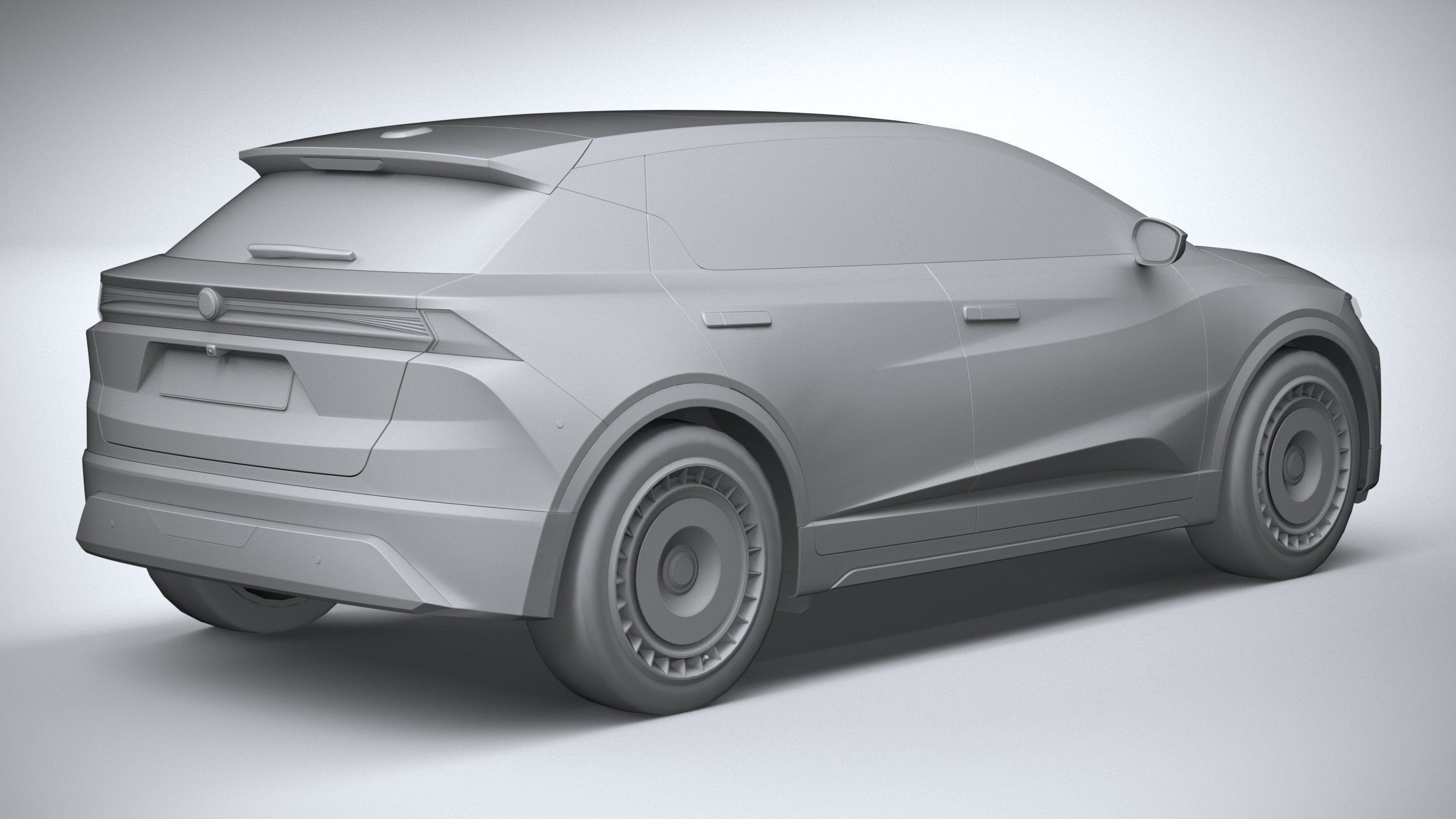 Generic Crossover v1 2023 LowPoly 3D model_25