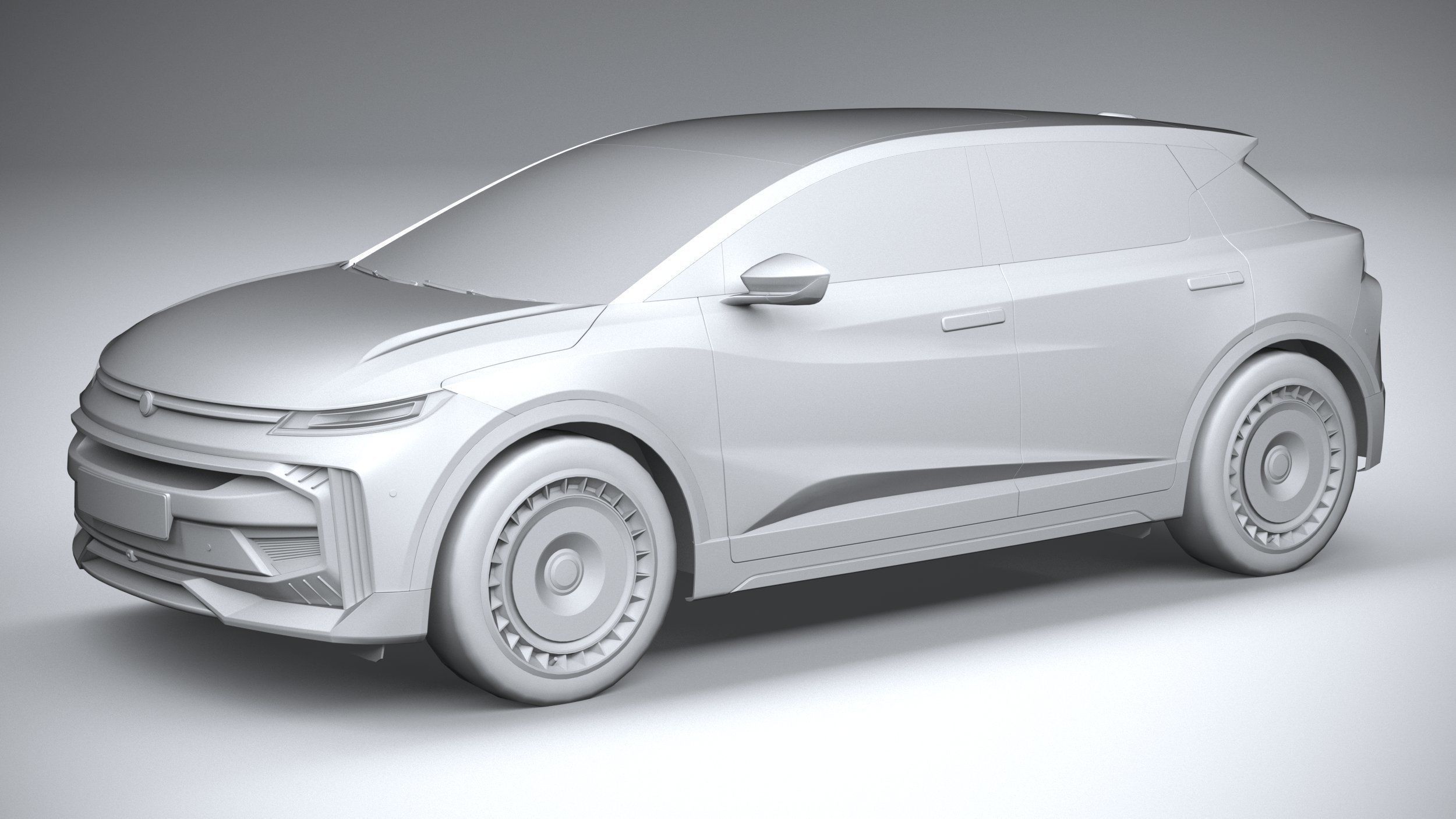 Generic Crossover v1 2023 LowPoly 3D model_19