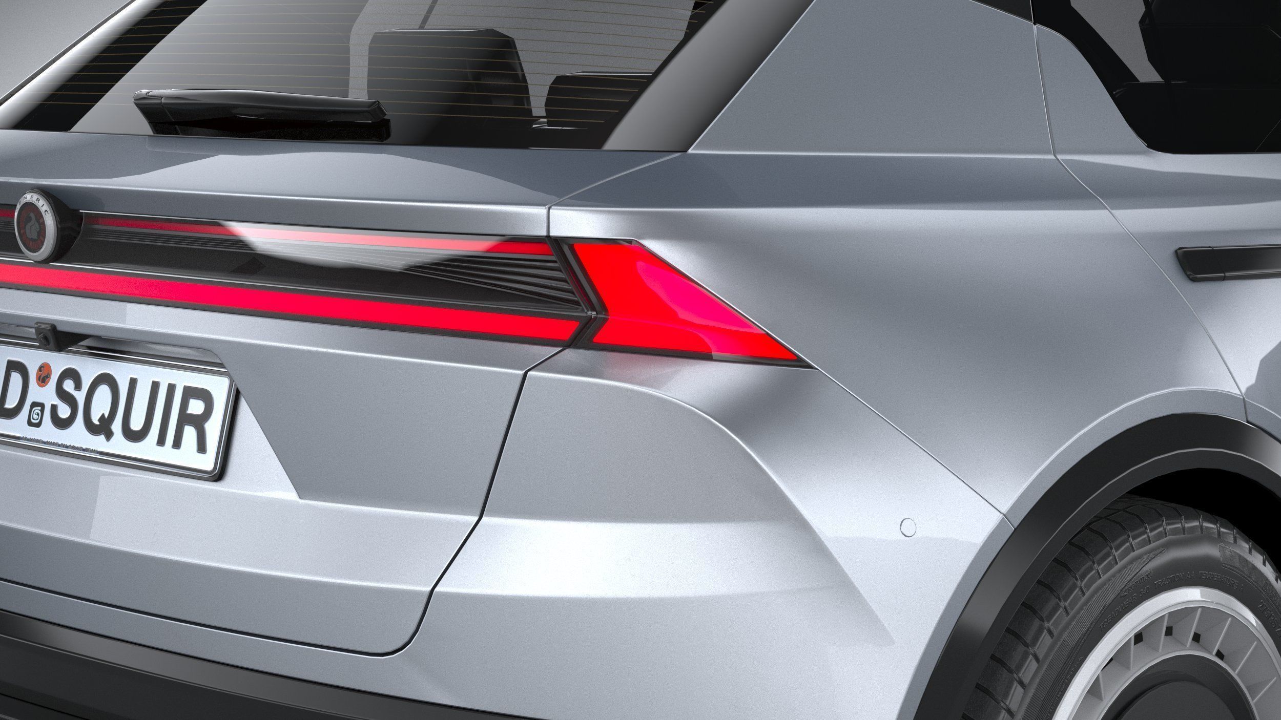 Generic Crossover v1 2023 LowPoly 3D model_18