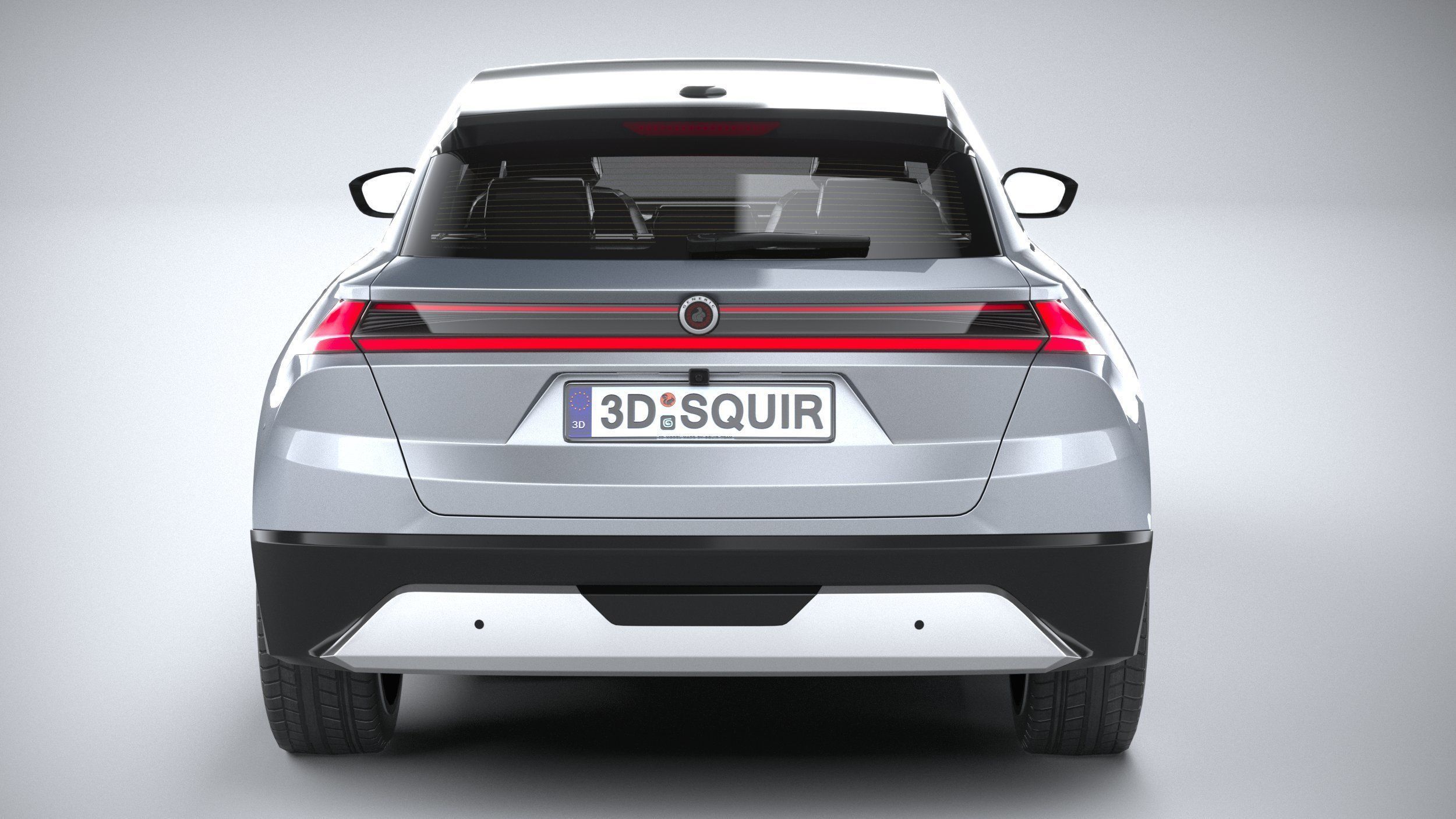 Generic Crossover v1 2023 LowPoly 3D model_4