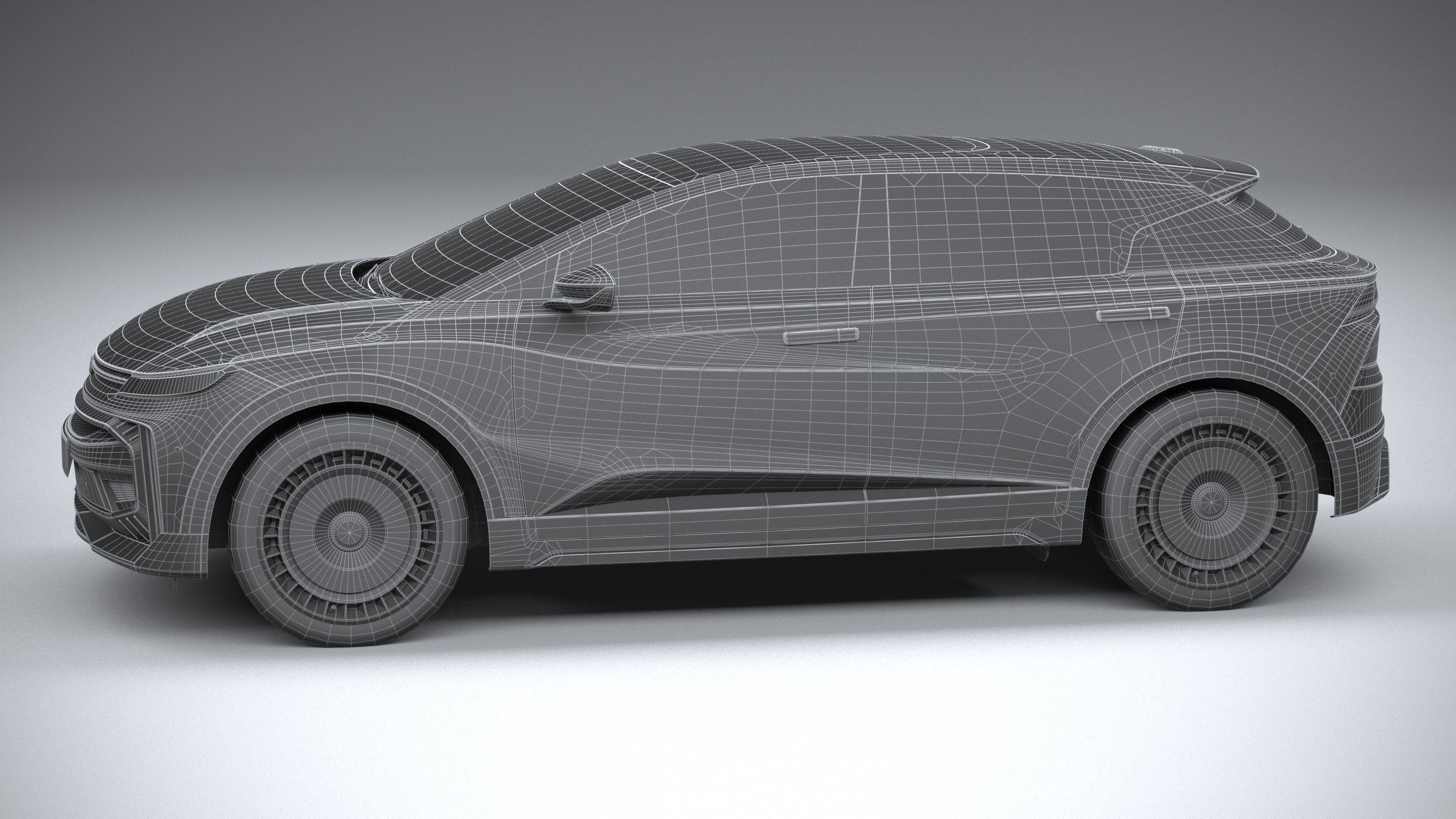 Generic Crossover v1 2023 LowPoly 3D model_29