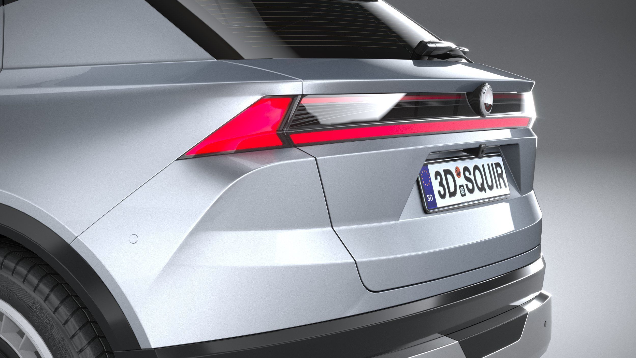 Generic Crossover v1 2023 LowPoly 3D model_6