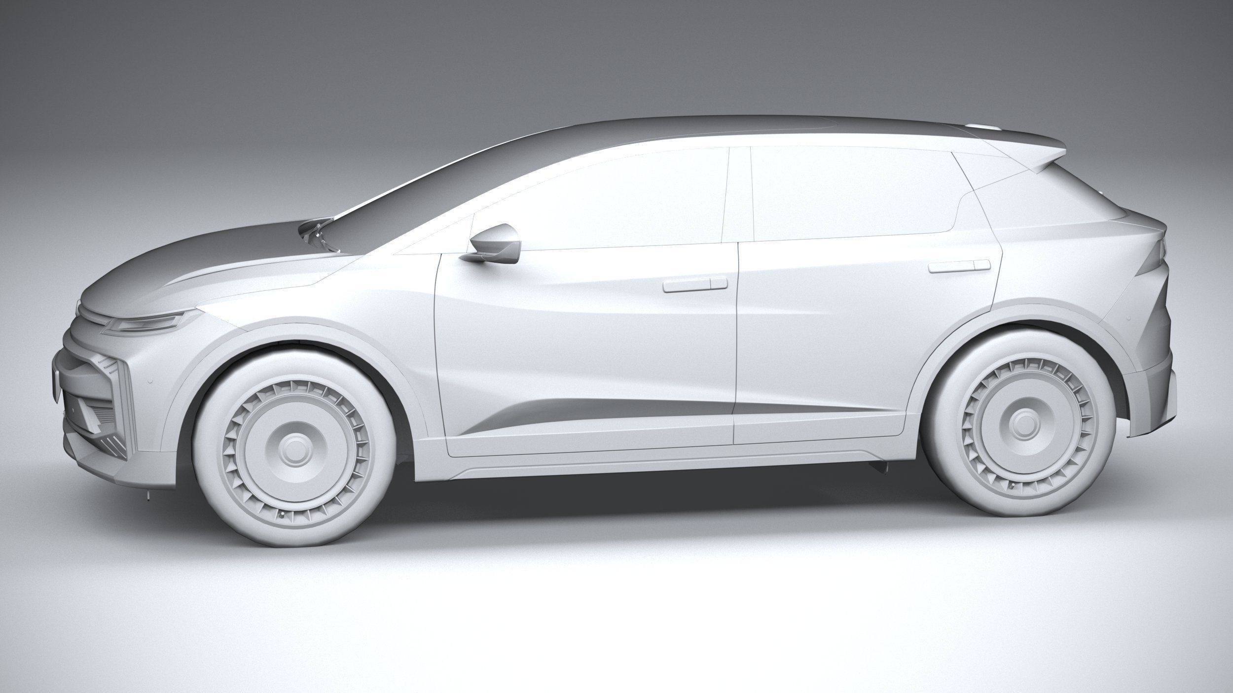 Generic Crossover v1 2023 LowPoly 3D model_22