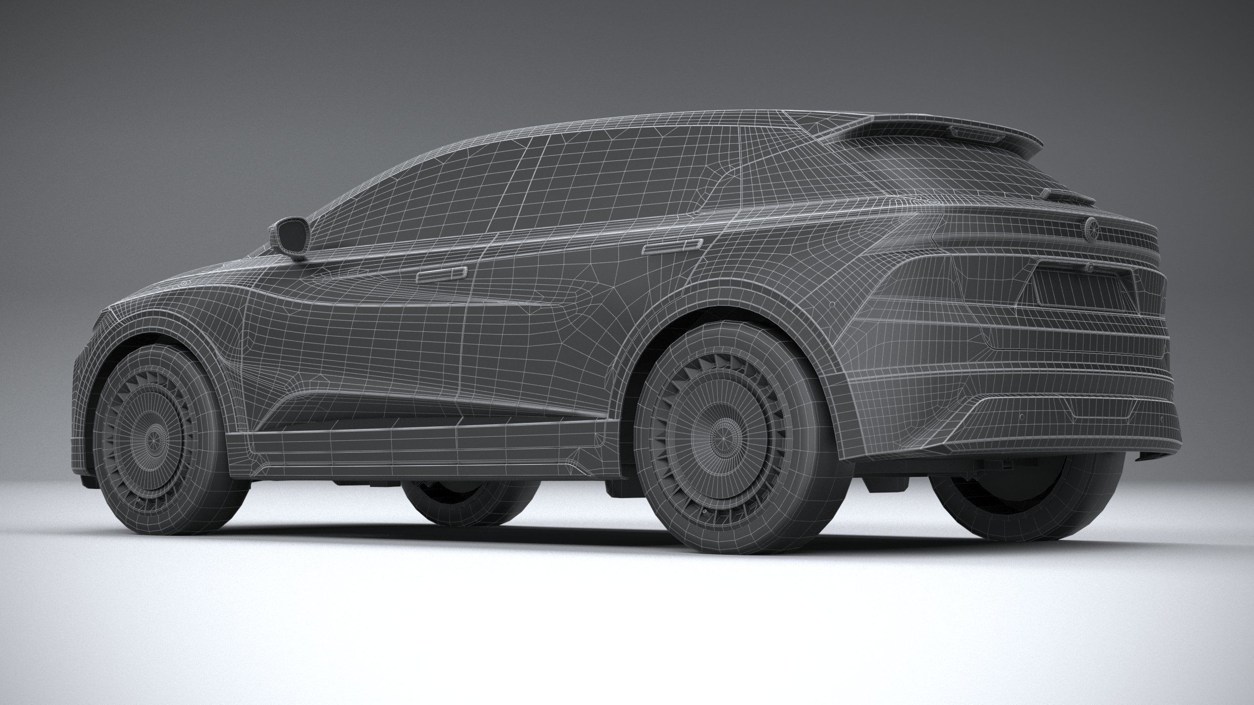 Generic Crossover v1 2023 LowPoly 3D model_28