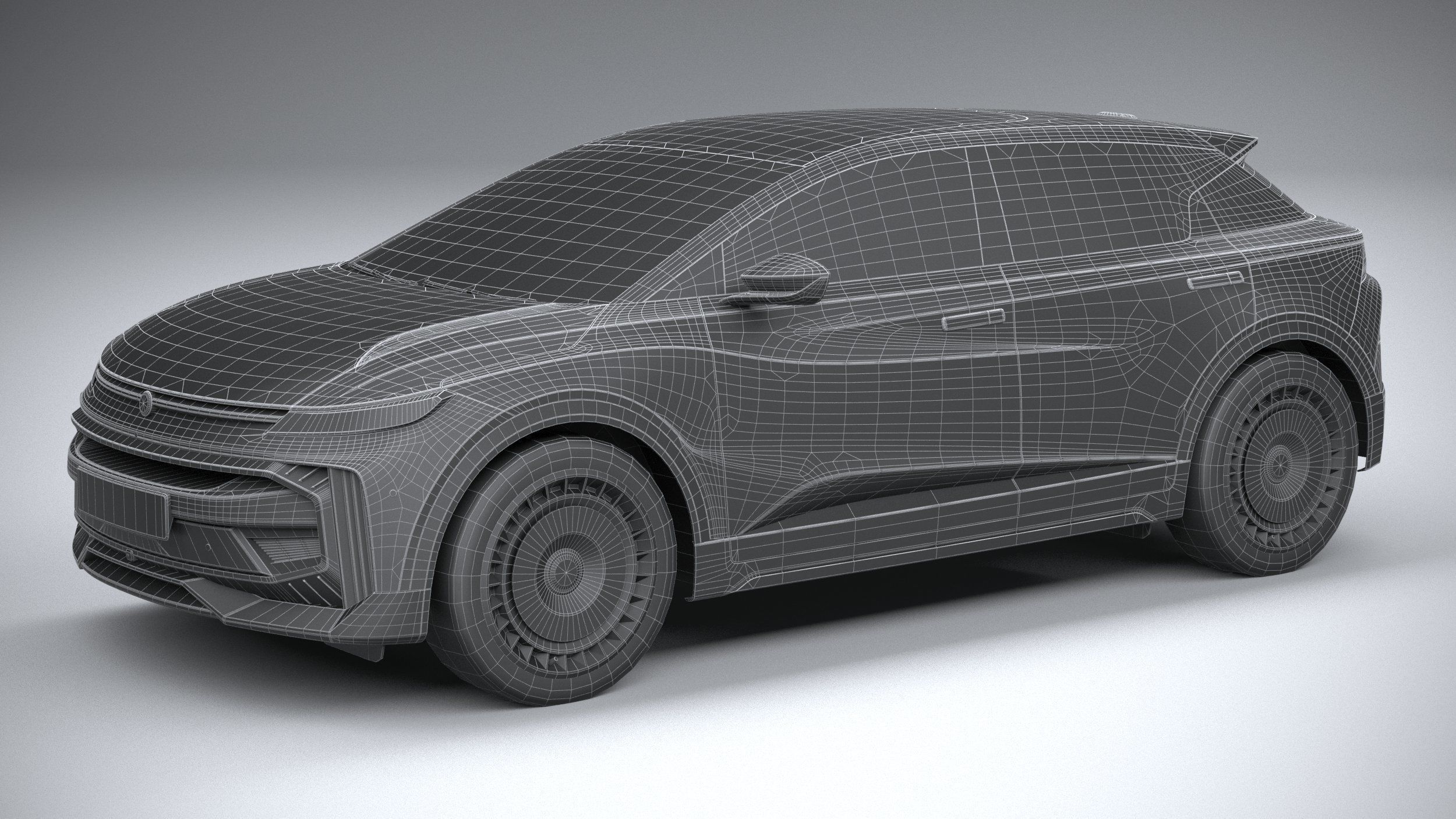 Generic Crossover v1 2023 LowPoly 3D model_26