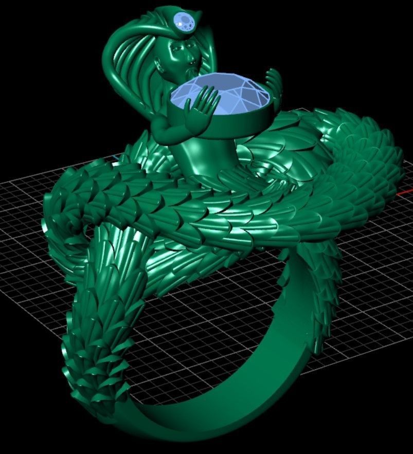 zbrush Ring collection 3D print model_27